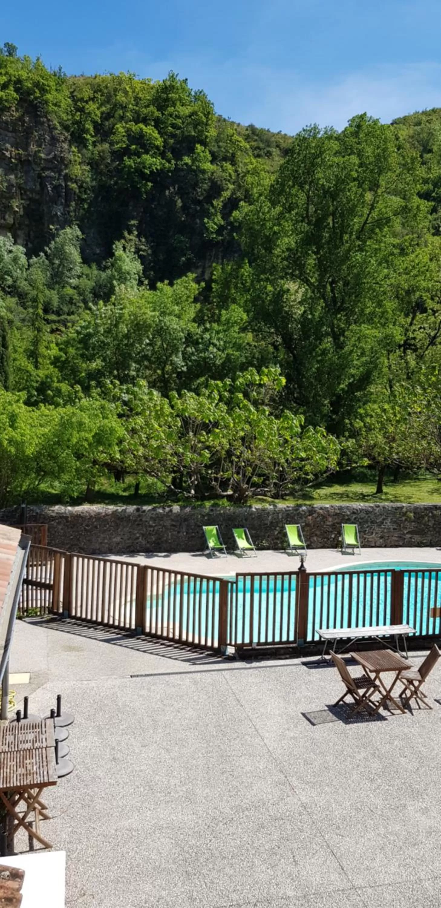Pool view in Le Moulin D'onclaire Camping et chambres d'hôtes
