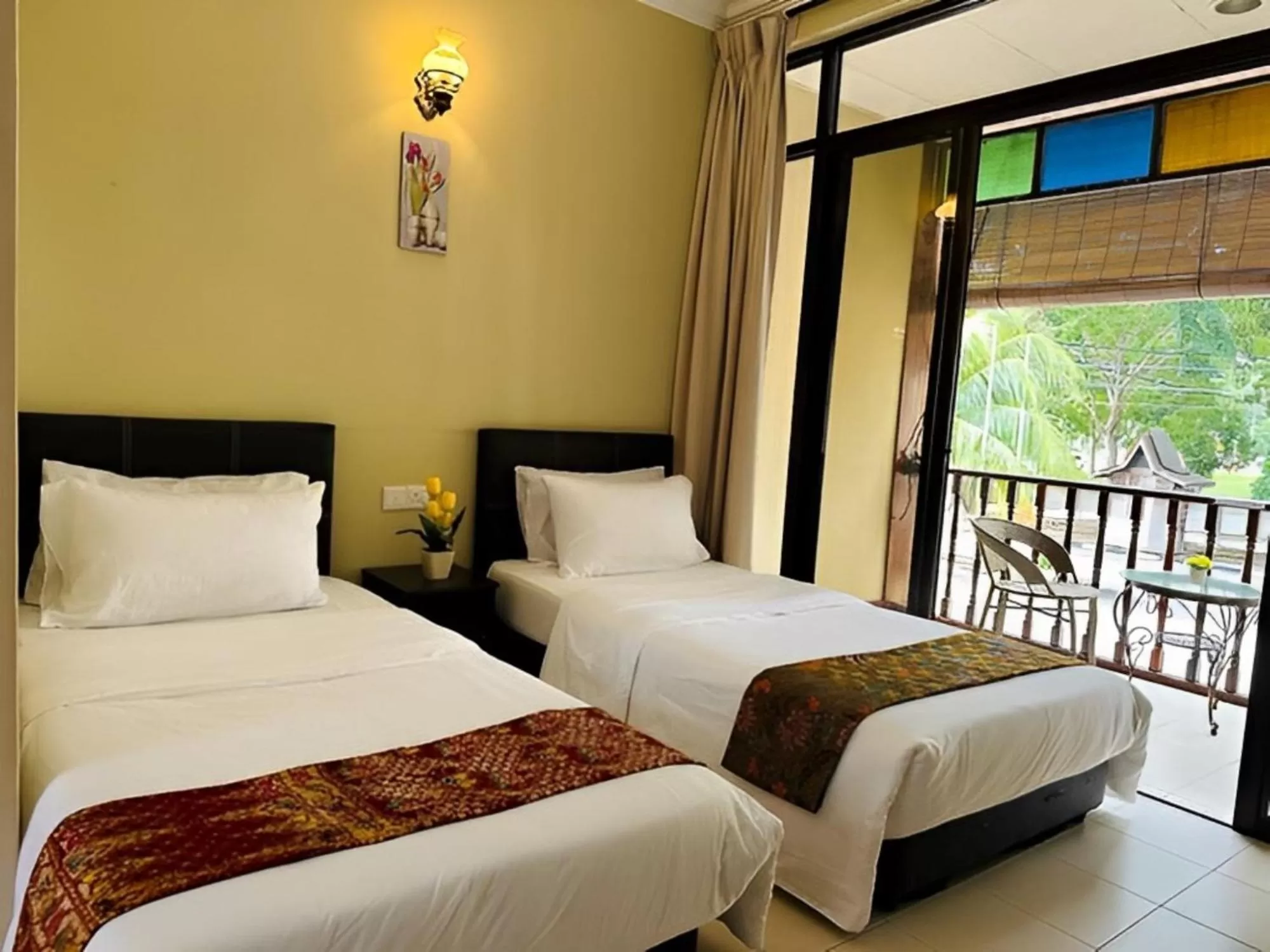 Bed in MORTEN VILLA MELAKA