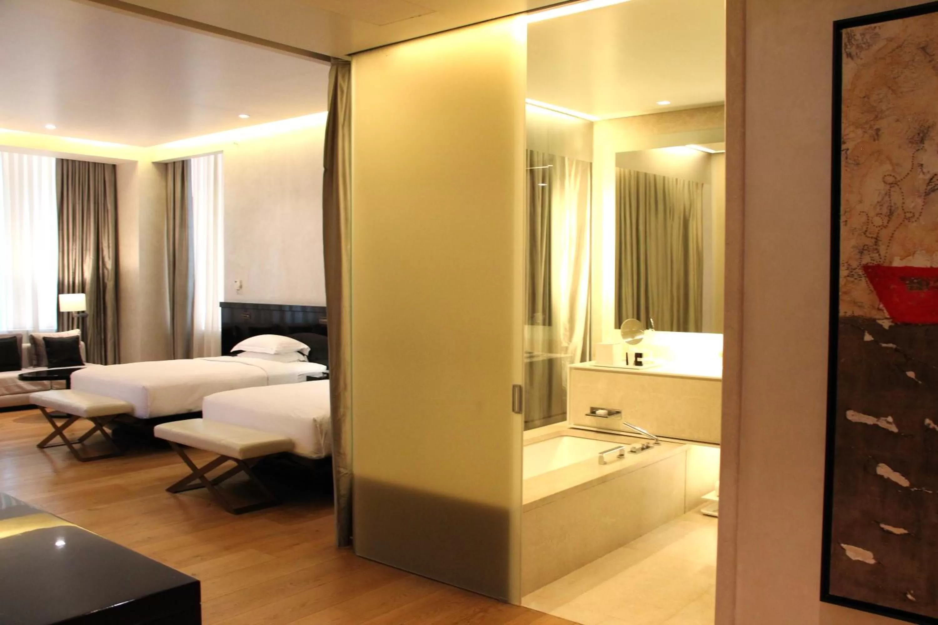 Bath, Bed in Hyatt Centric Levent Istanbul