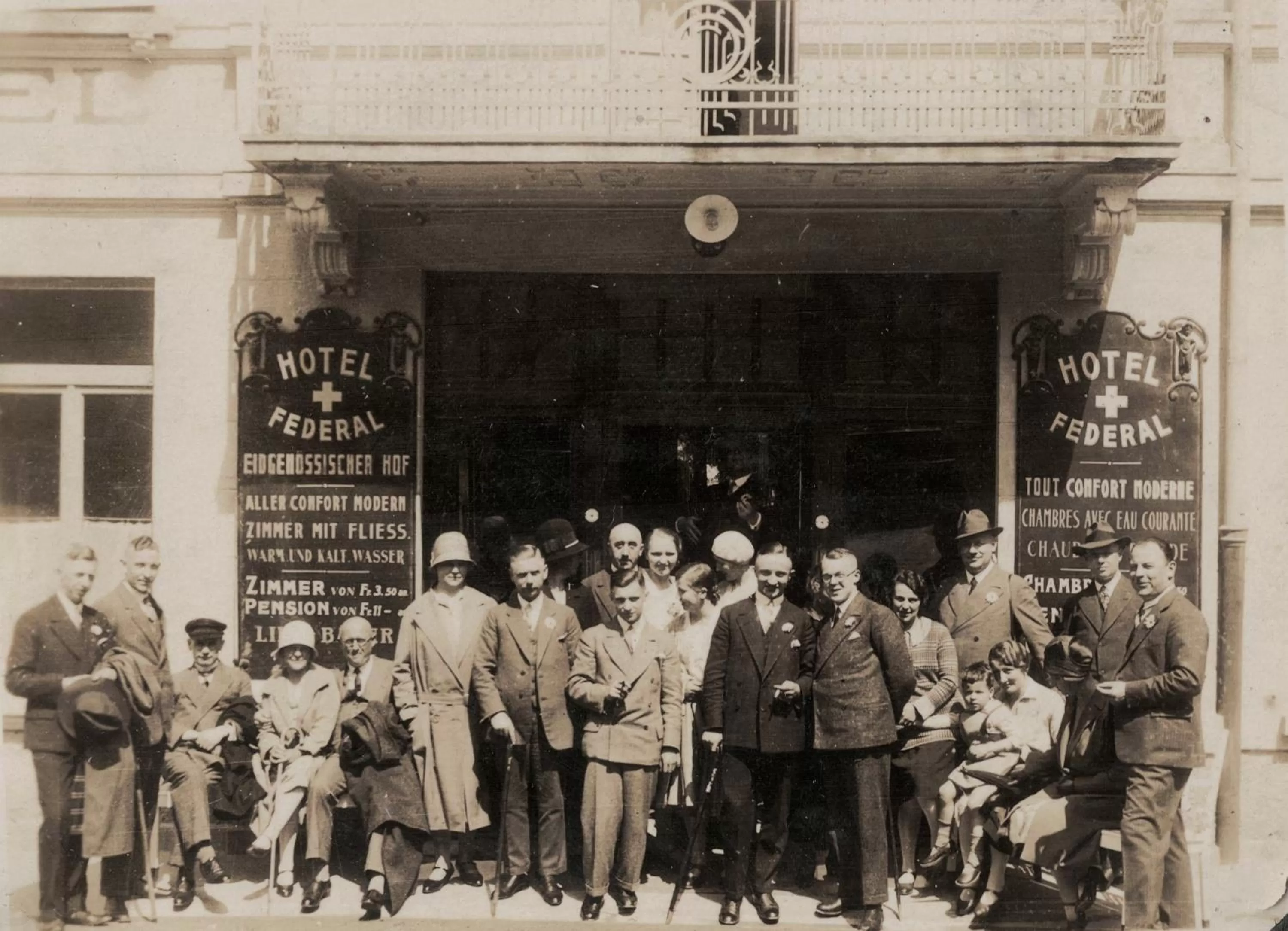 Facade/entrance in Hotel Federale