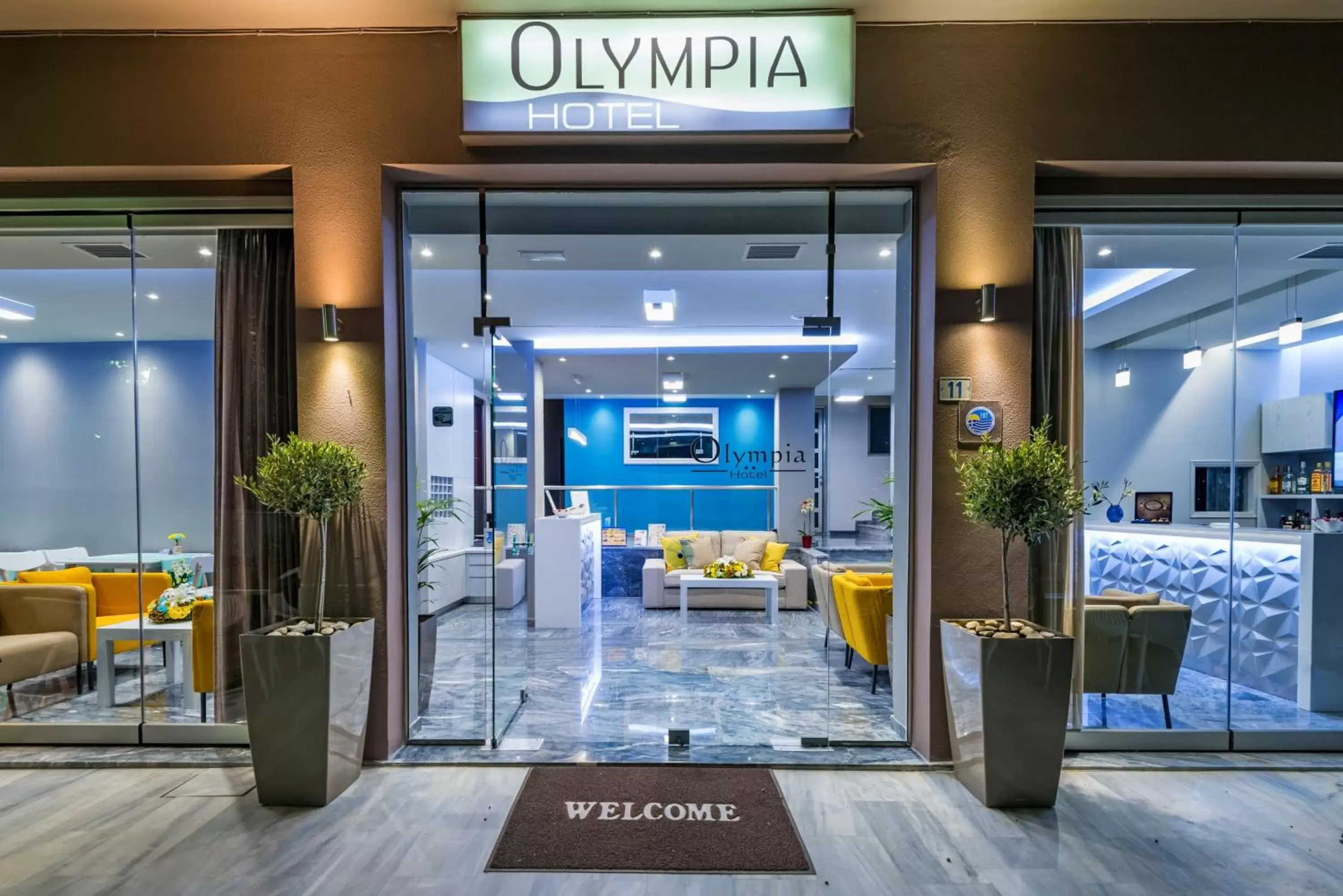 Facade/entrance in Olympia Hotel