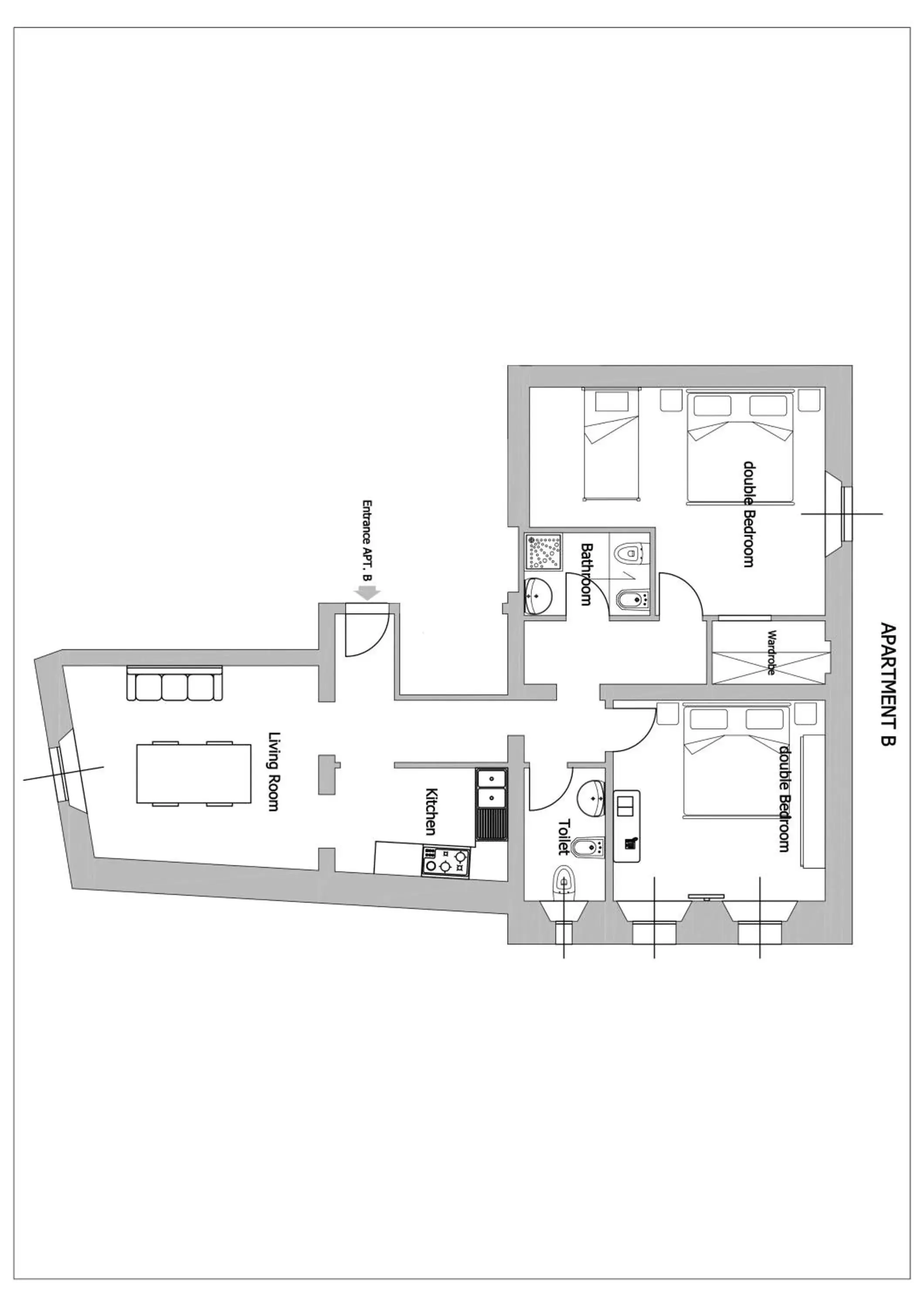 Floor Plan in GH Paradiso - Apartments