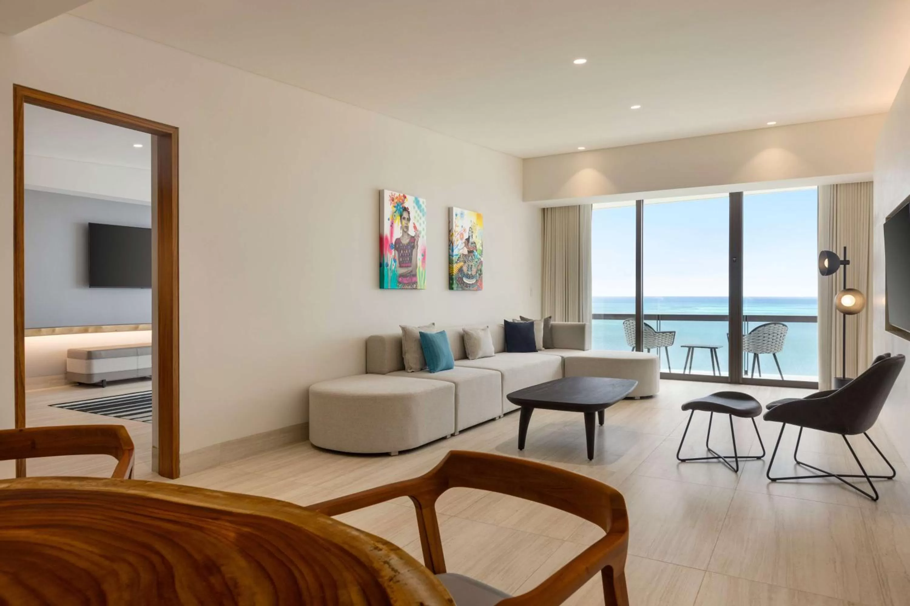 Bedroom in Hilton Cancun, an All-Inclusive Resort