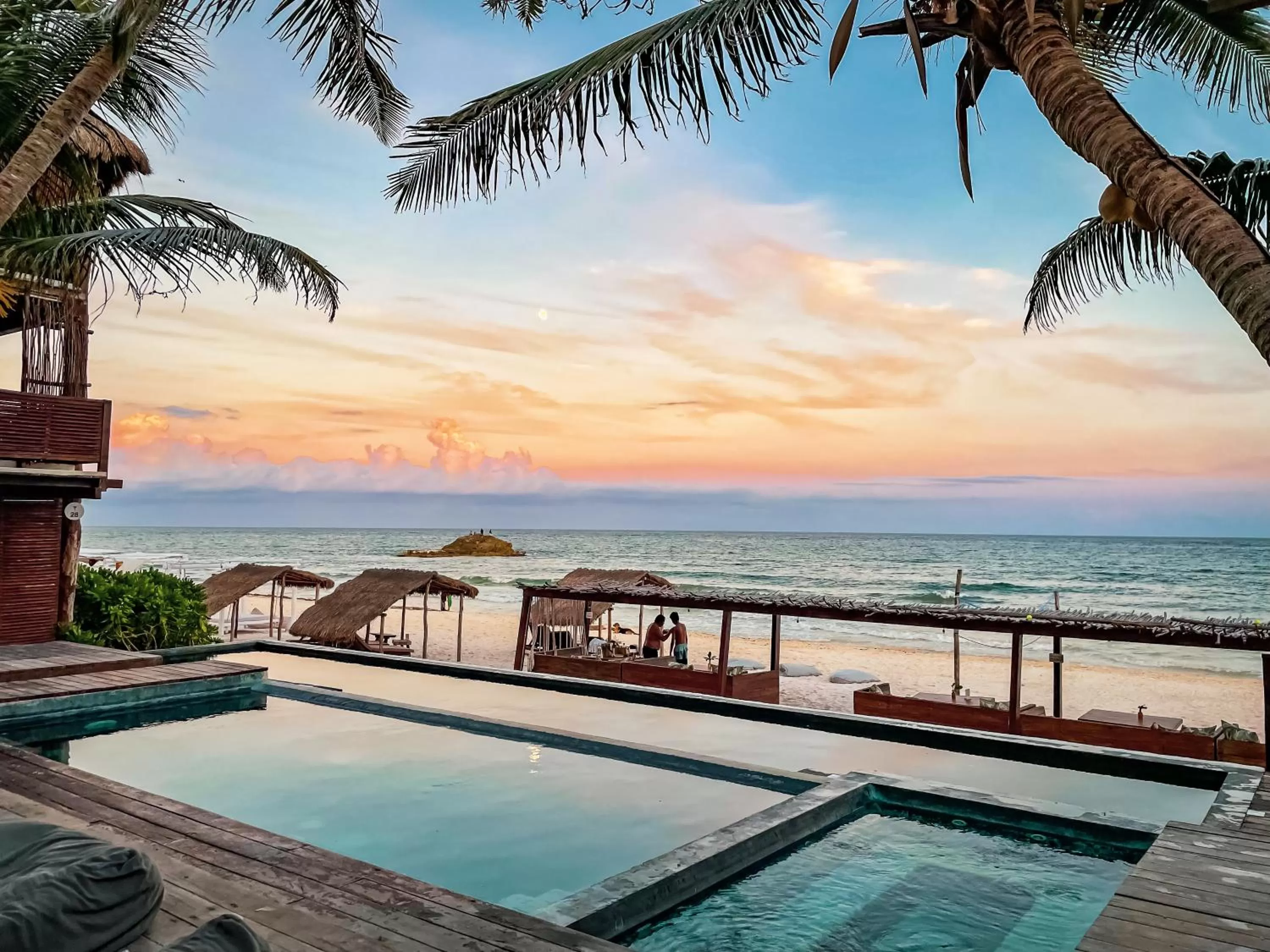 Pool view in Amansala Resort