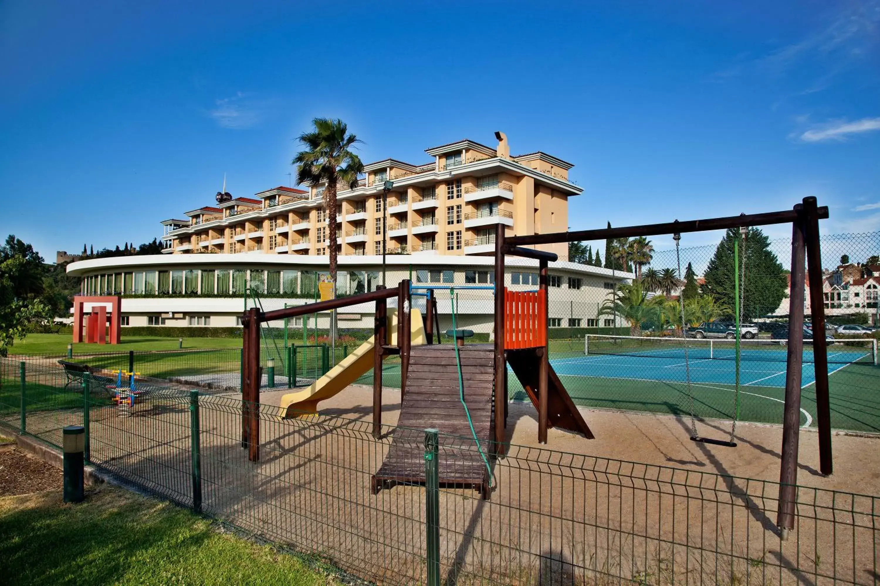 Children play ground, Children's Play Area in Hotel Dos Templarios