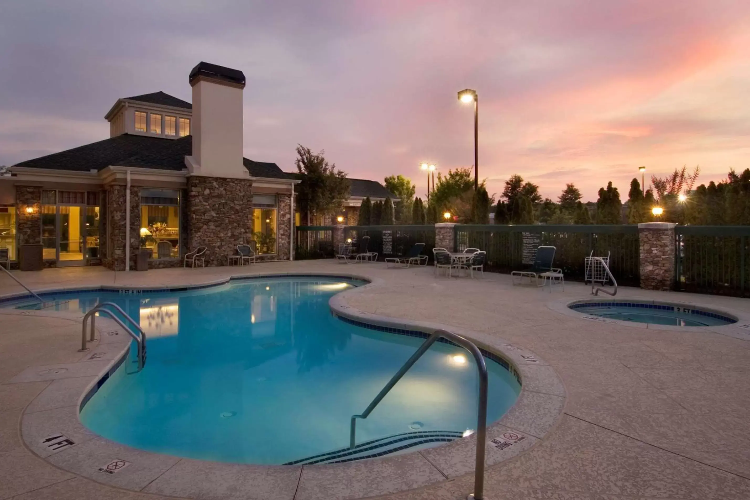 Pool view, Property Building in Hilton Garden Inn Atlanta Northpoint