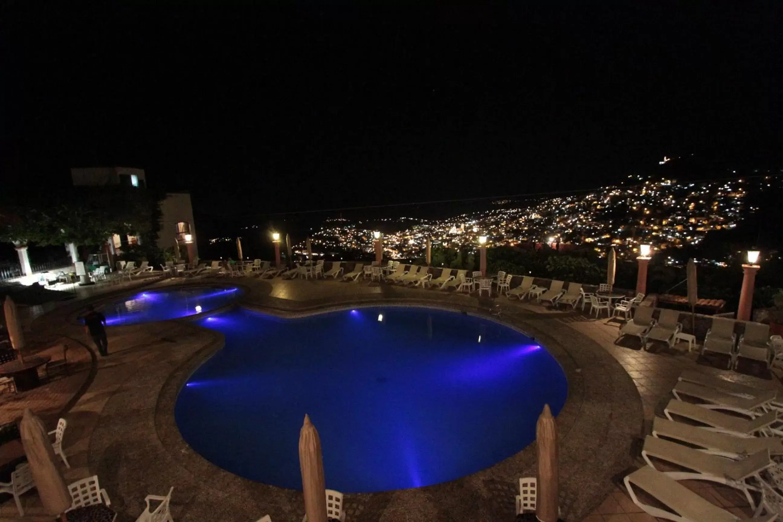 Swimming pool, Pool View in Hotel Montetaxco