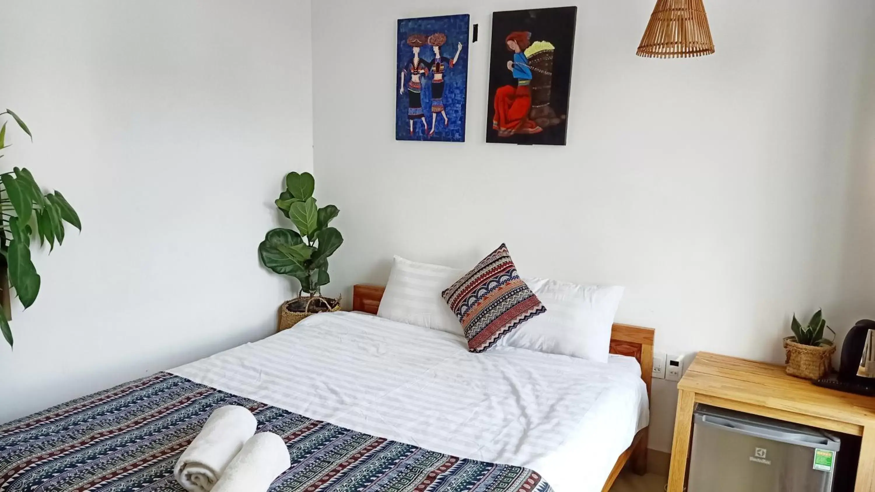 Bed in Hotel Làng Kò Hơ Bed in Hotel Làng Kò Hơ