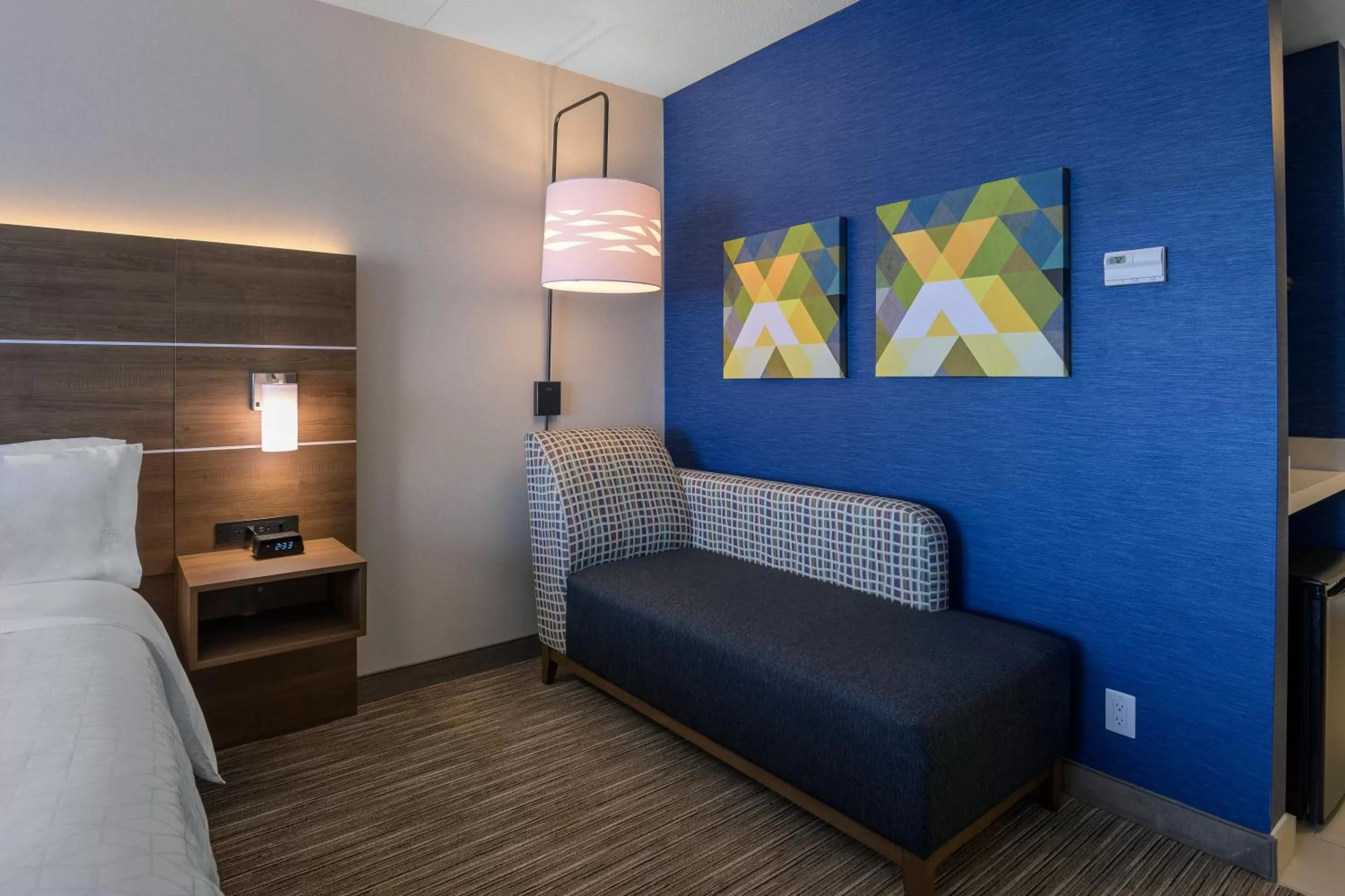 Photo of the whole room, Bed in Holiday Inn Express Hotel & Suites North Bay by IHG