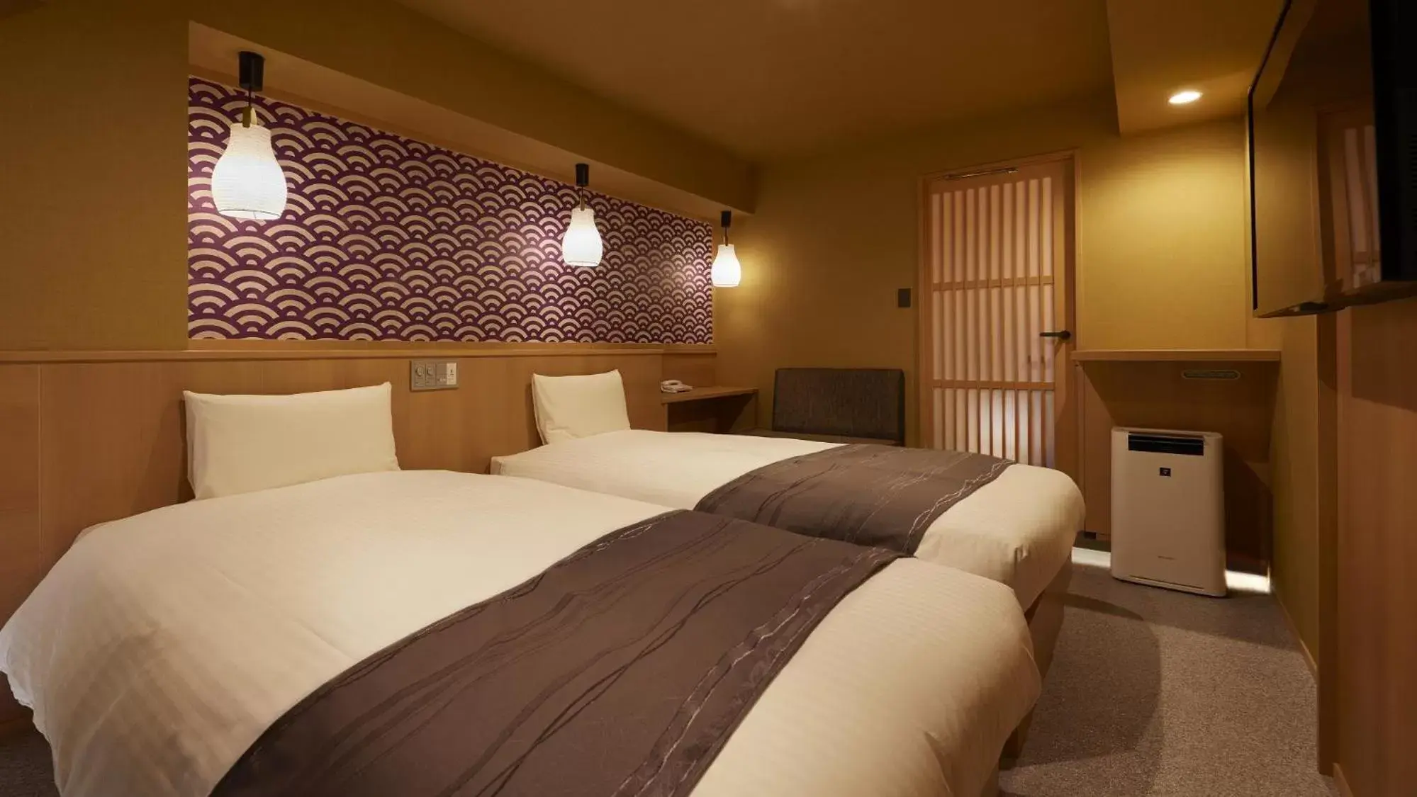 Bed in Sakura Sky Hotel Bed in Sakura Sky Hotel