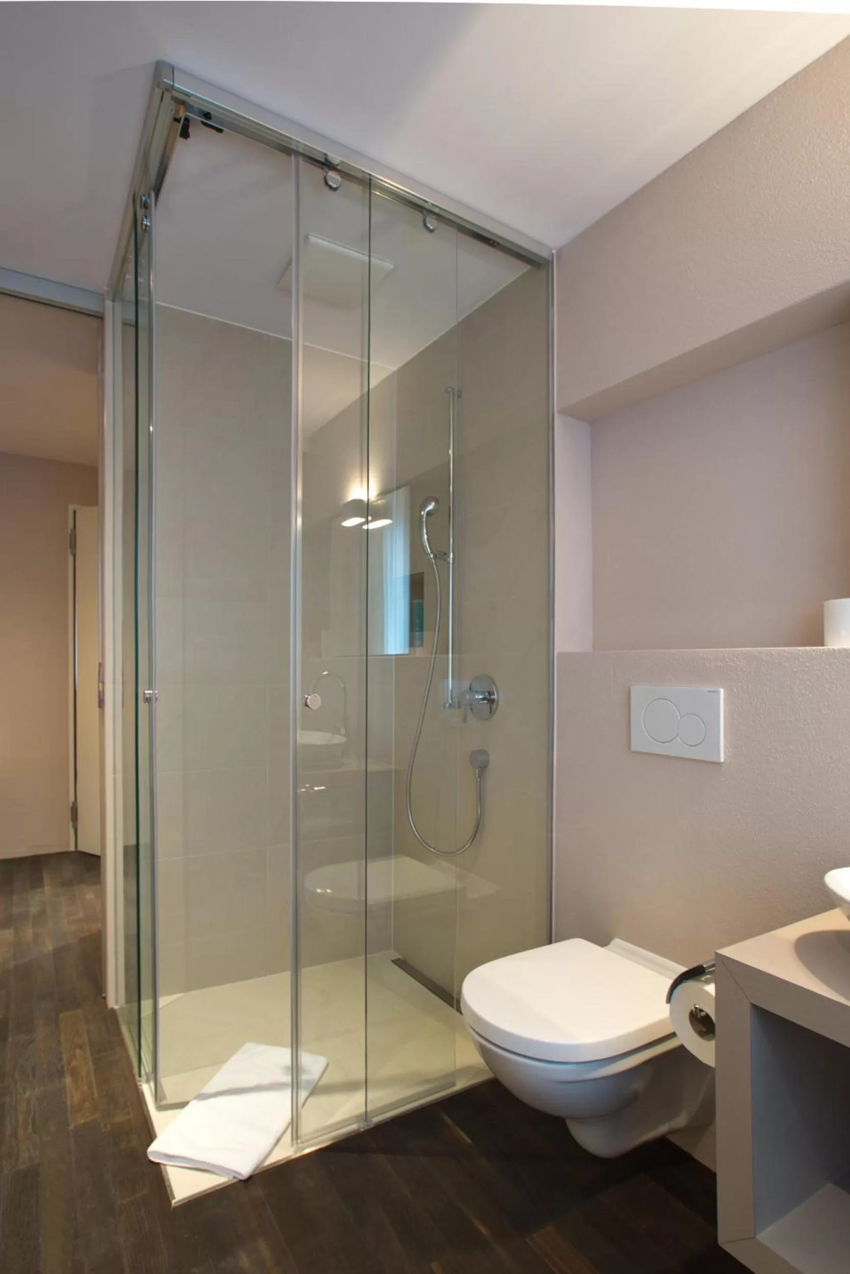 Shower in OCHSEN LODGE by Ochsen Lenzburg