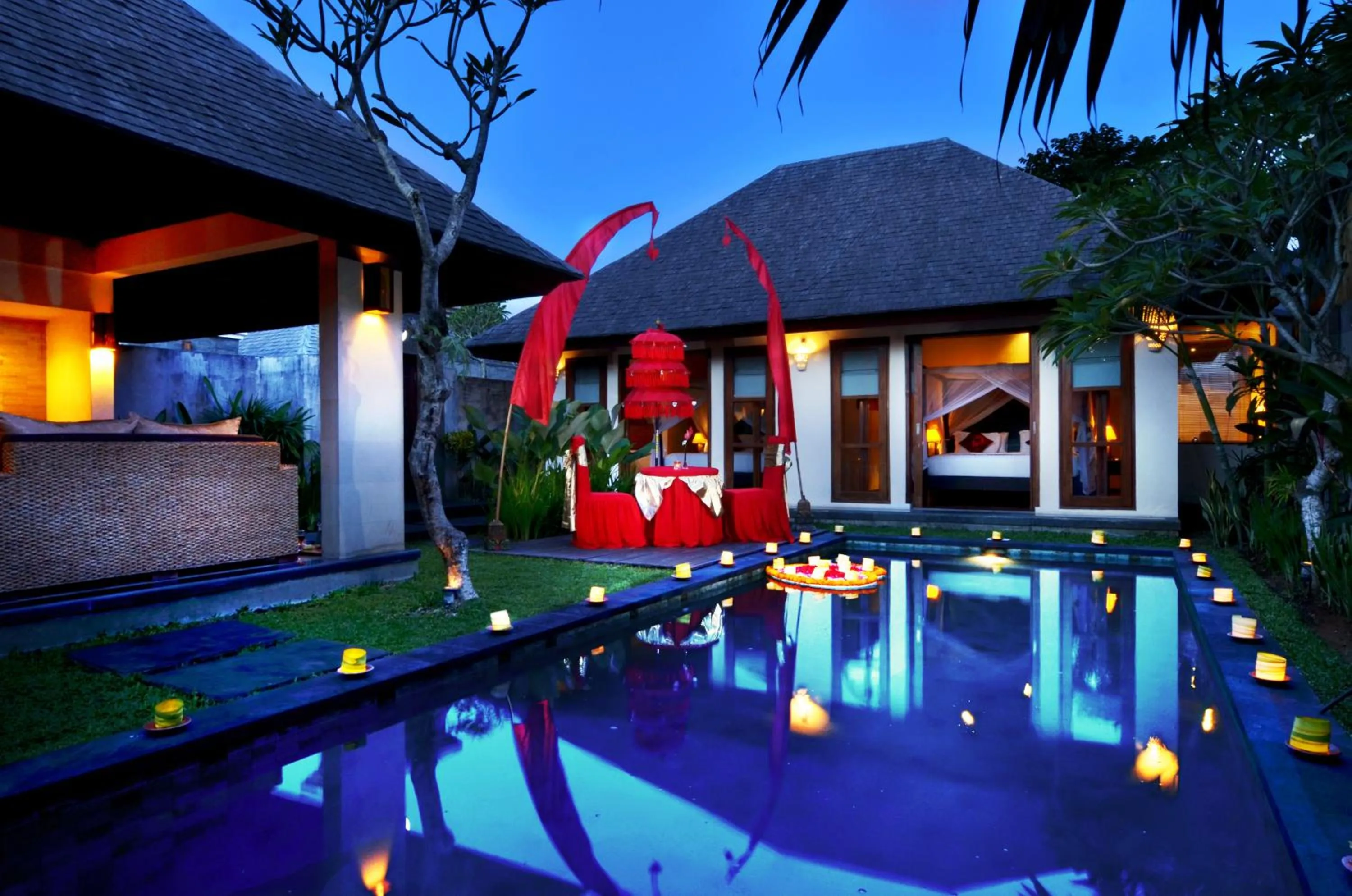 Swimming pool in The Khayangan Dreams Villa Umalas