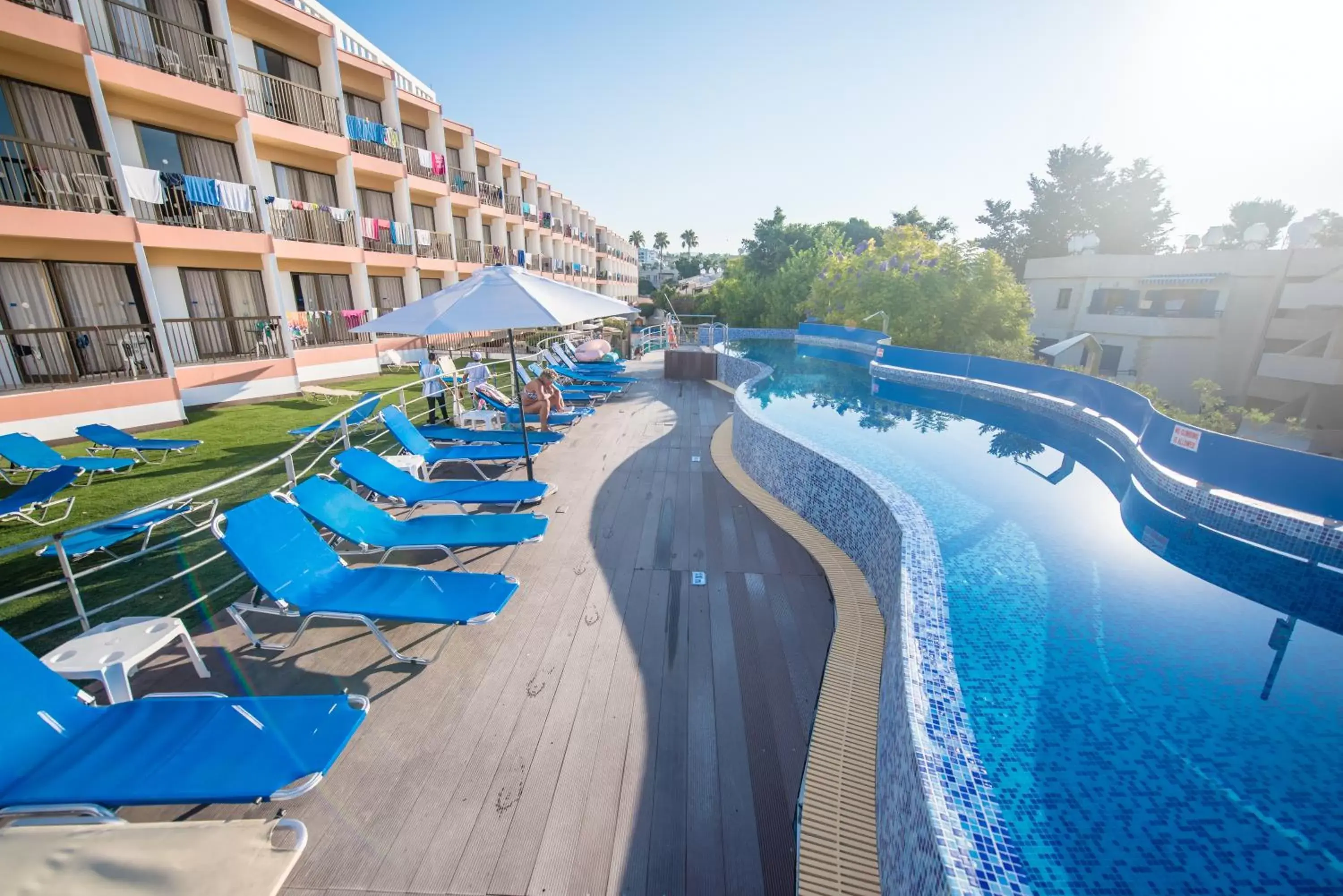 Swimming pool in Avlida Hotel