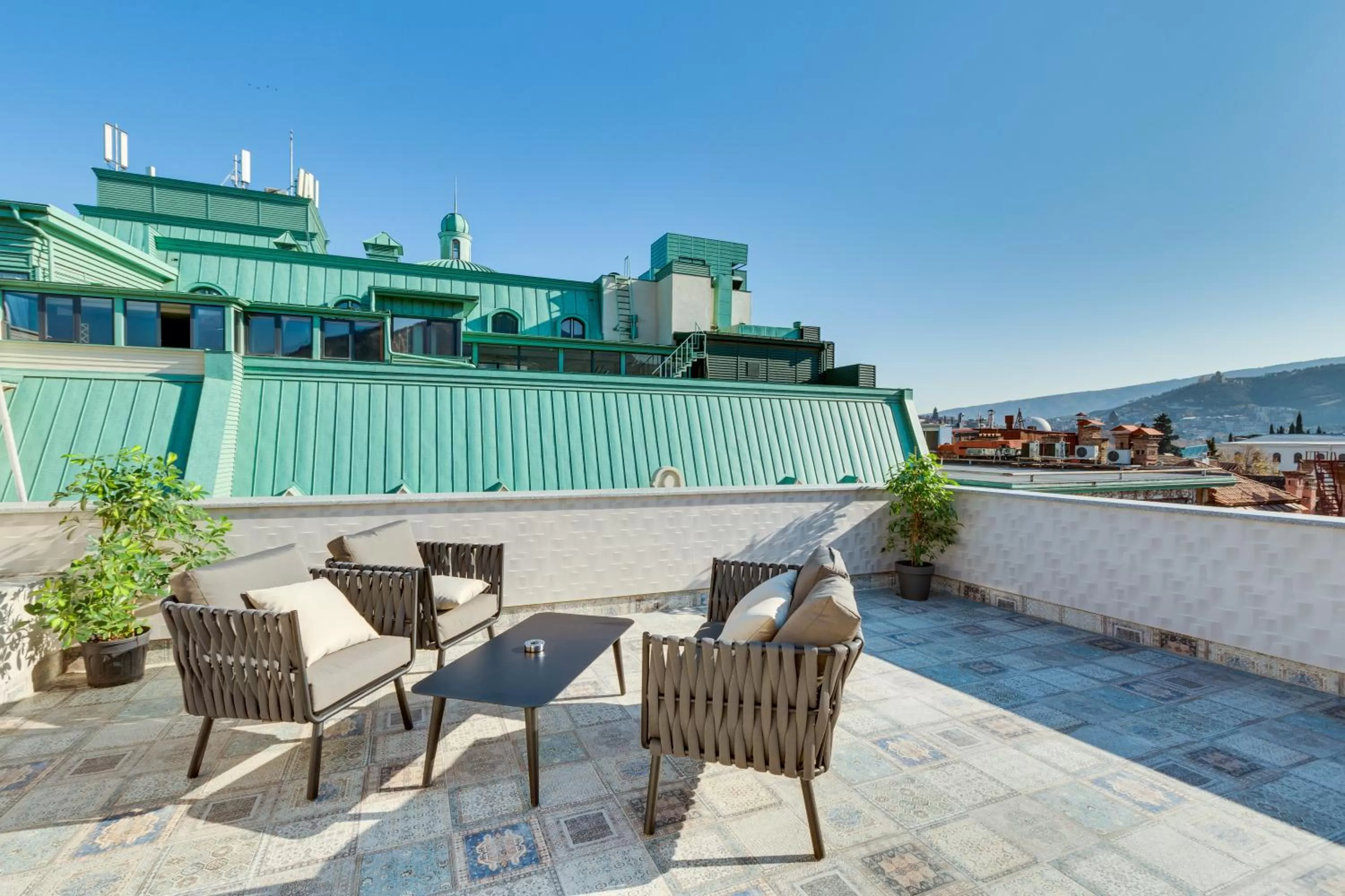 Balcony/Terrace in Mukhrantubani Boutique Hotel