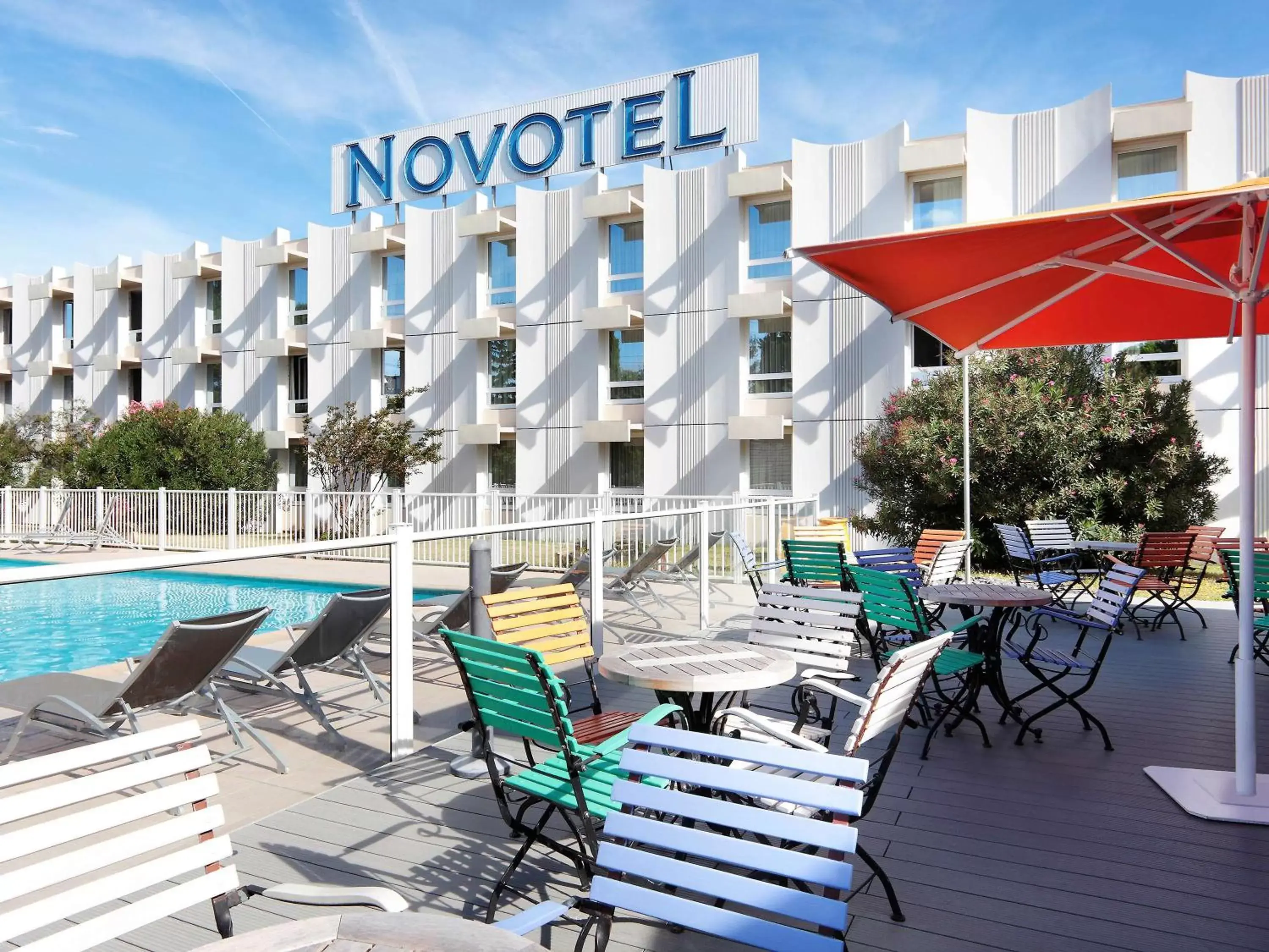 On site, Swimming Pool in Novotel Narbonne Sud A9/A61