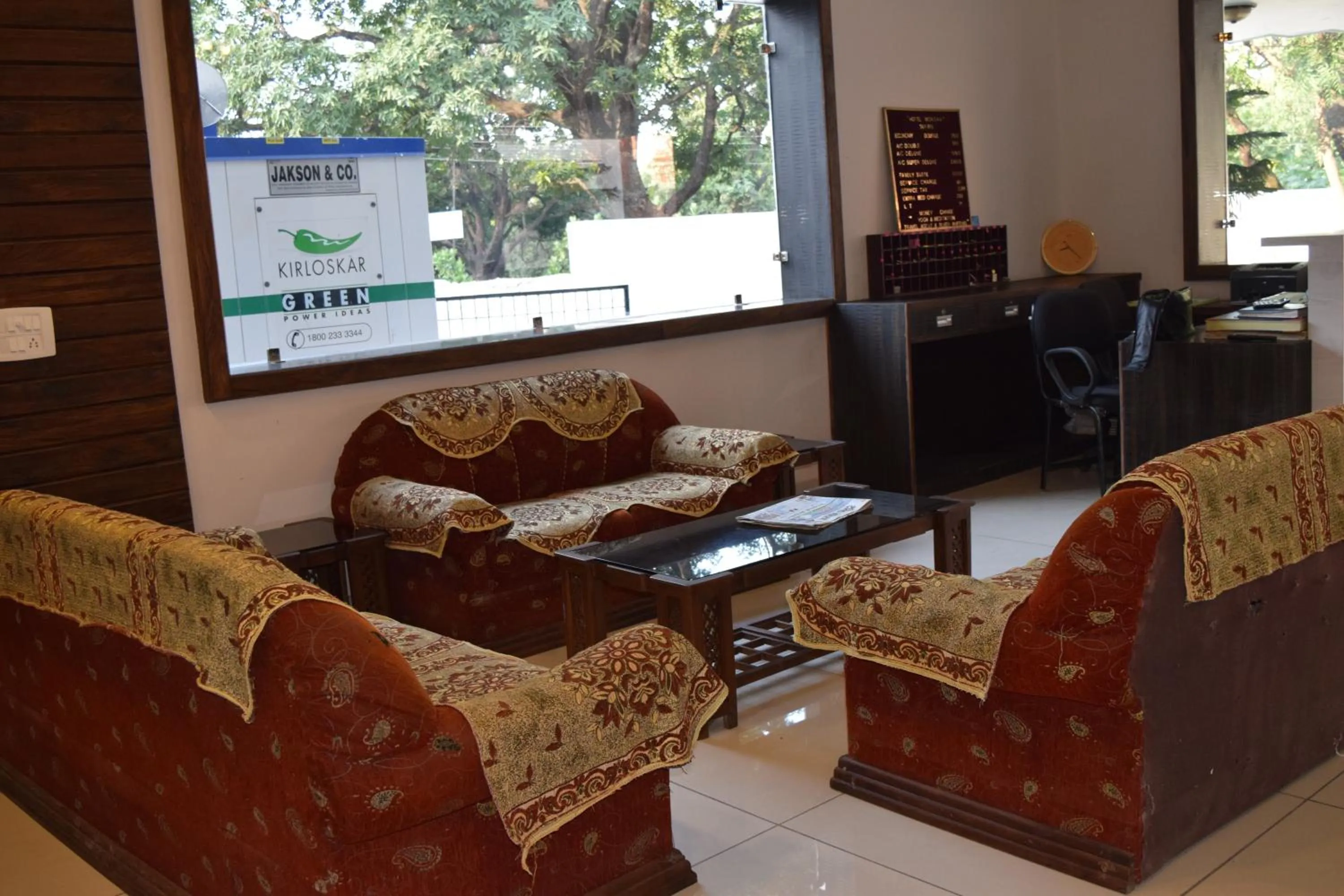 Lobby or reception in Hotel Moksha