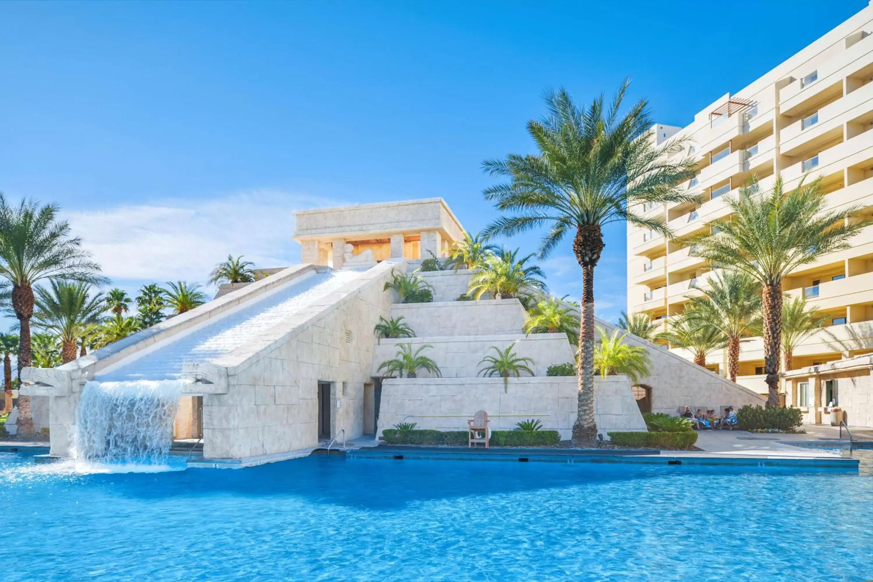 Pool view, Swimming Pool in Hilton Vacation Club Cancun Resort Las Vegas
