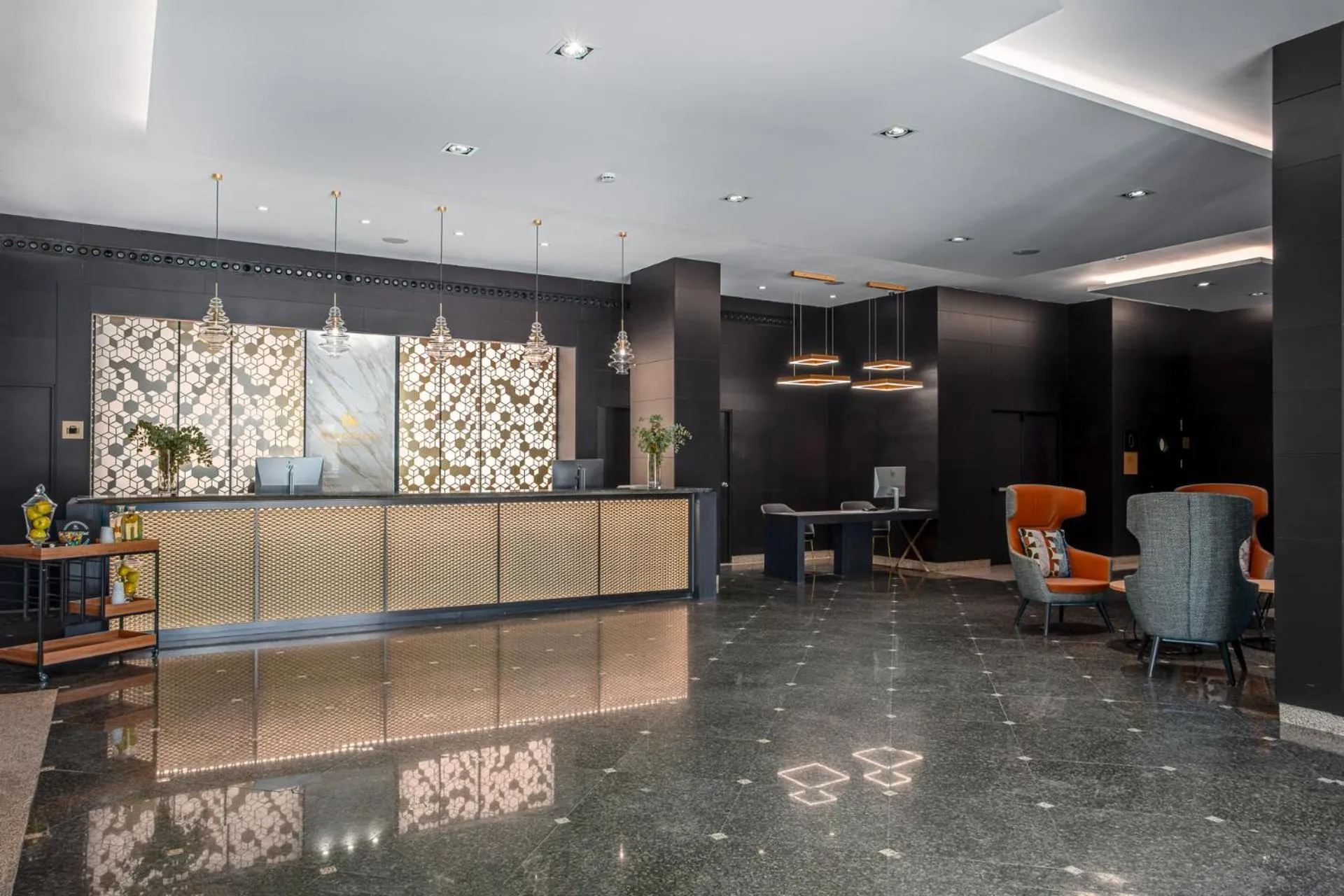 Lobby or reception in Eurostars Gran Madrid