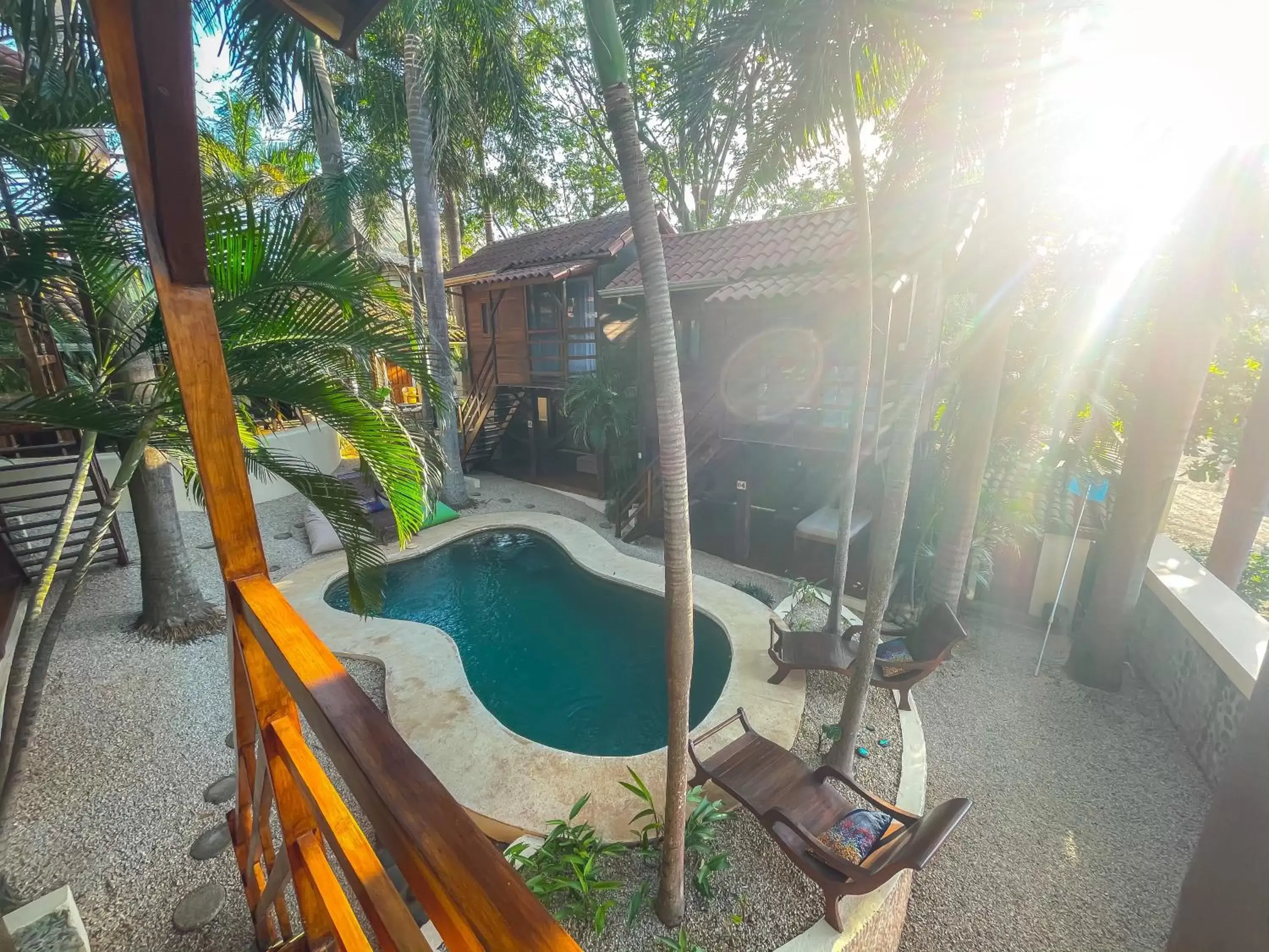 Pool View in The Beach Bungalows - Digital Nomad Friendly - Adults Only