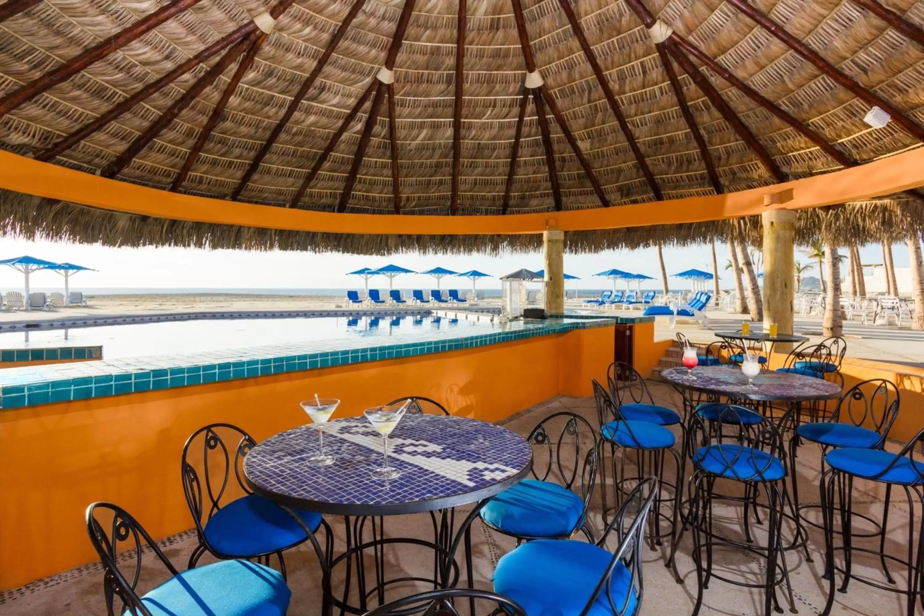 Swimming pool, Restaurant/Places to Eat in Posada Real Los Cabos