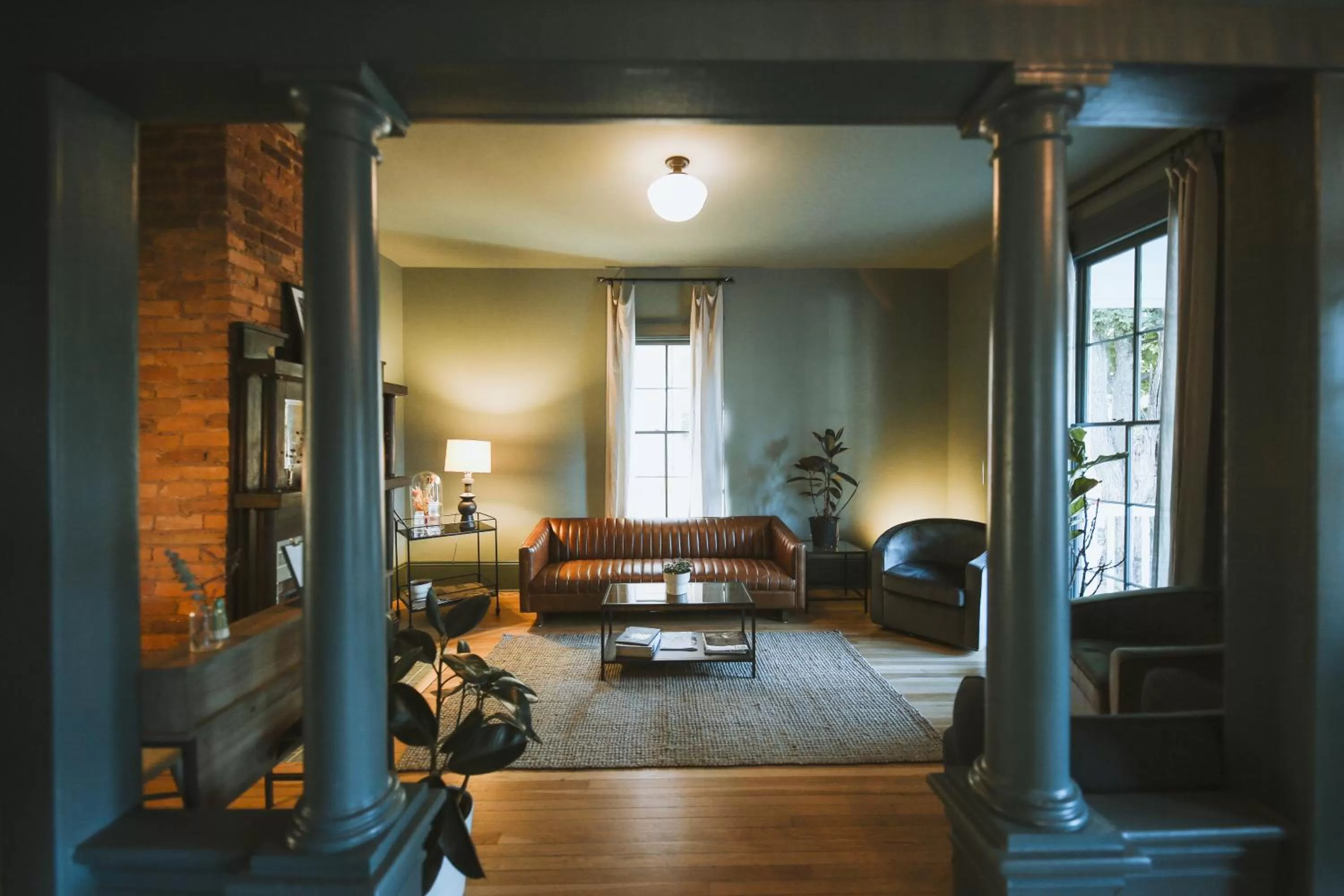 Seating Area in Guest House Raleigh