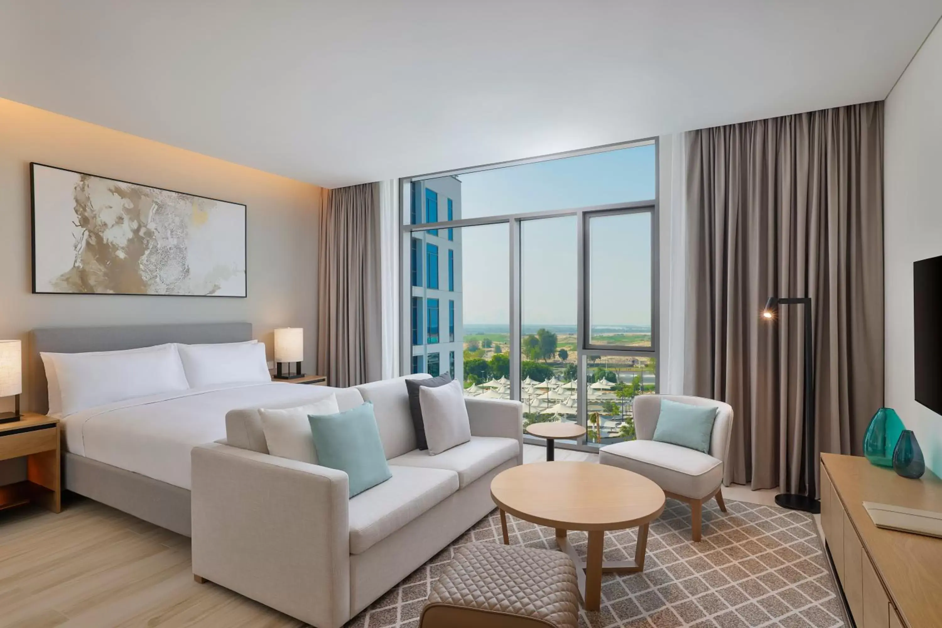 Living room, Seating Area in Doubletree By Hilton Abu Dhabi Yas Island Residences