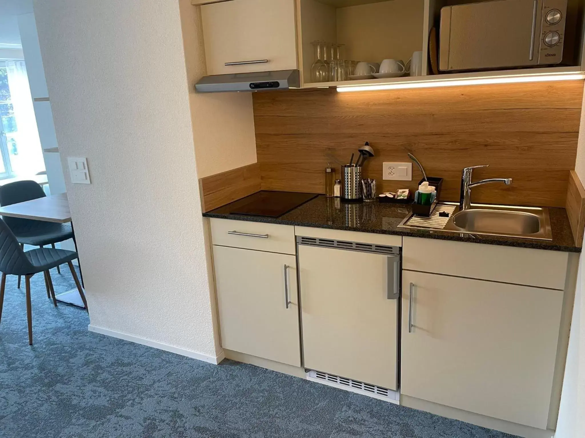 Kitchen/Kitchenette in Aparthotel Krone - Self Check-In