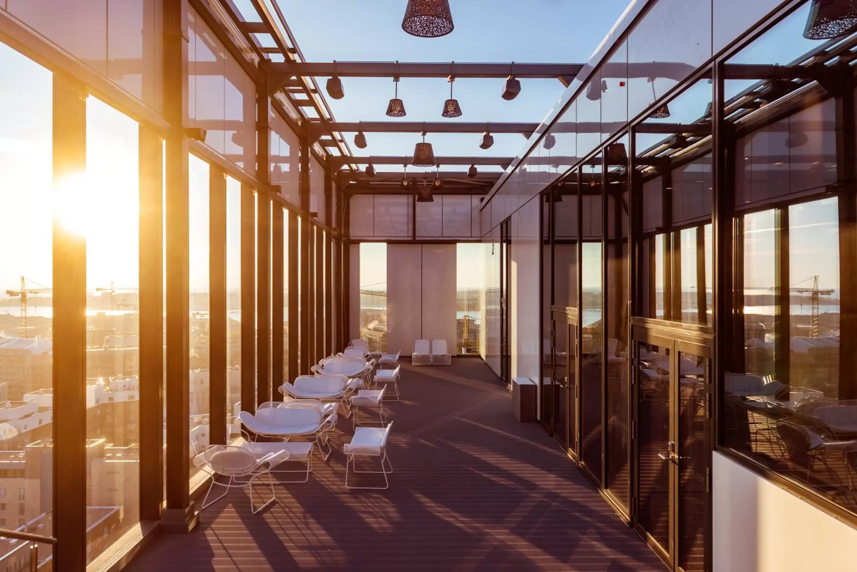 Balcony/Terrace, Restaurant/Places to Eat in Clarion Hotel Helsinki