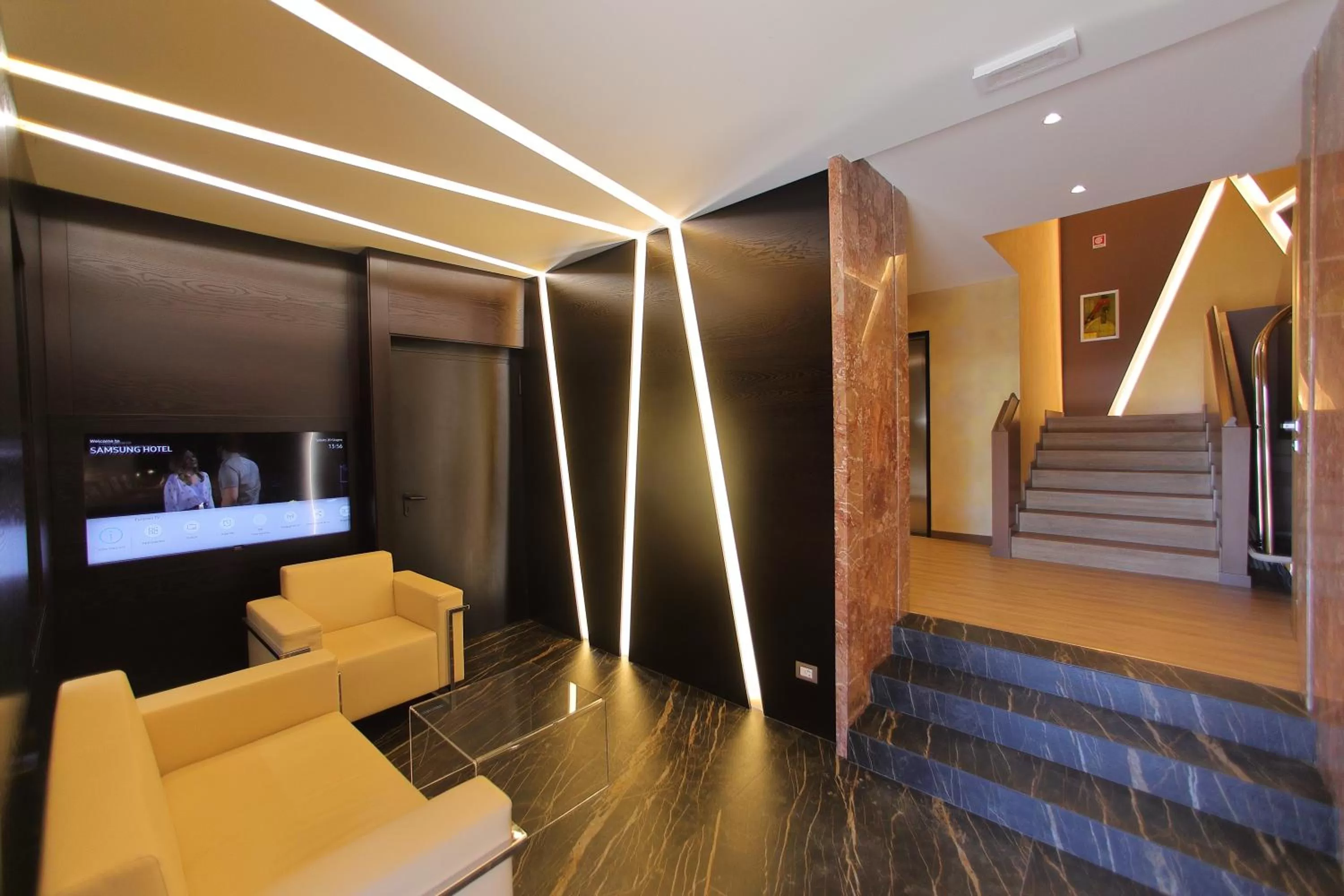 Lobby or reception in Hotel Bell'arrivo by Dori