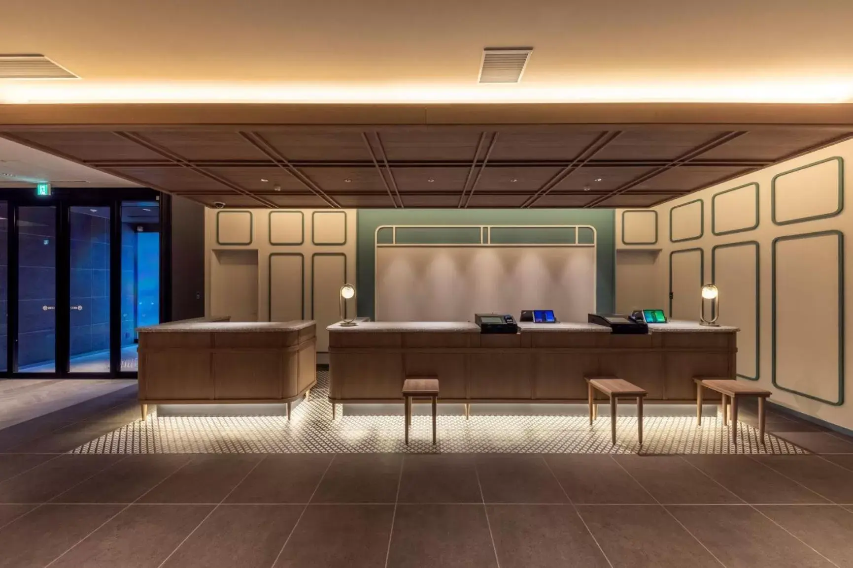 Lobby or reception in Tokyu Stay Hakodate Asaichi Akarinoyu Lobby or reception in Tokyu Stay Hakodate Asaichi Akarinoyu