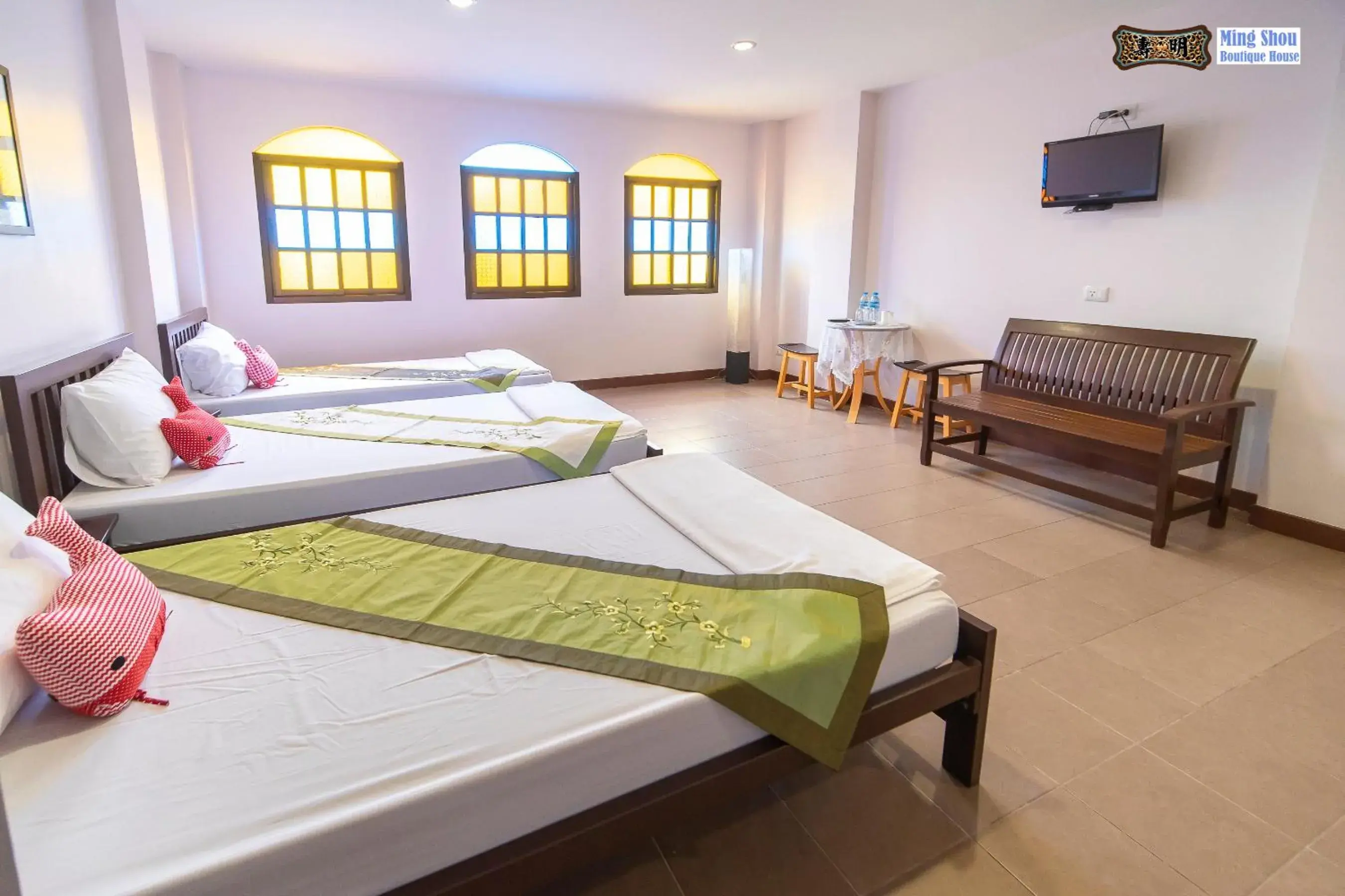 Bed in Ming Shou Boutique House Bed in Ming Shou Boutique House