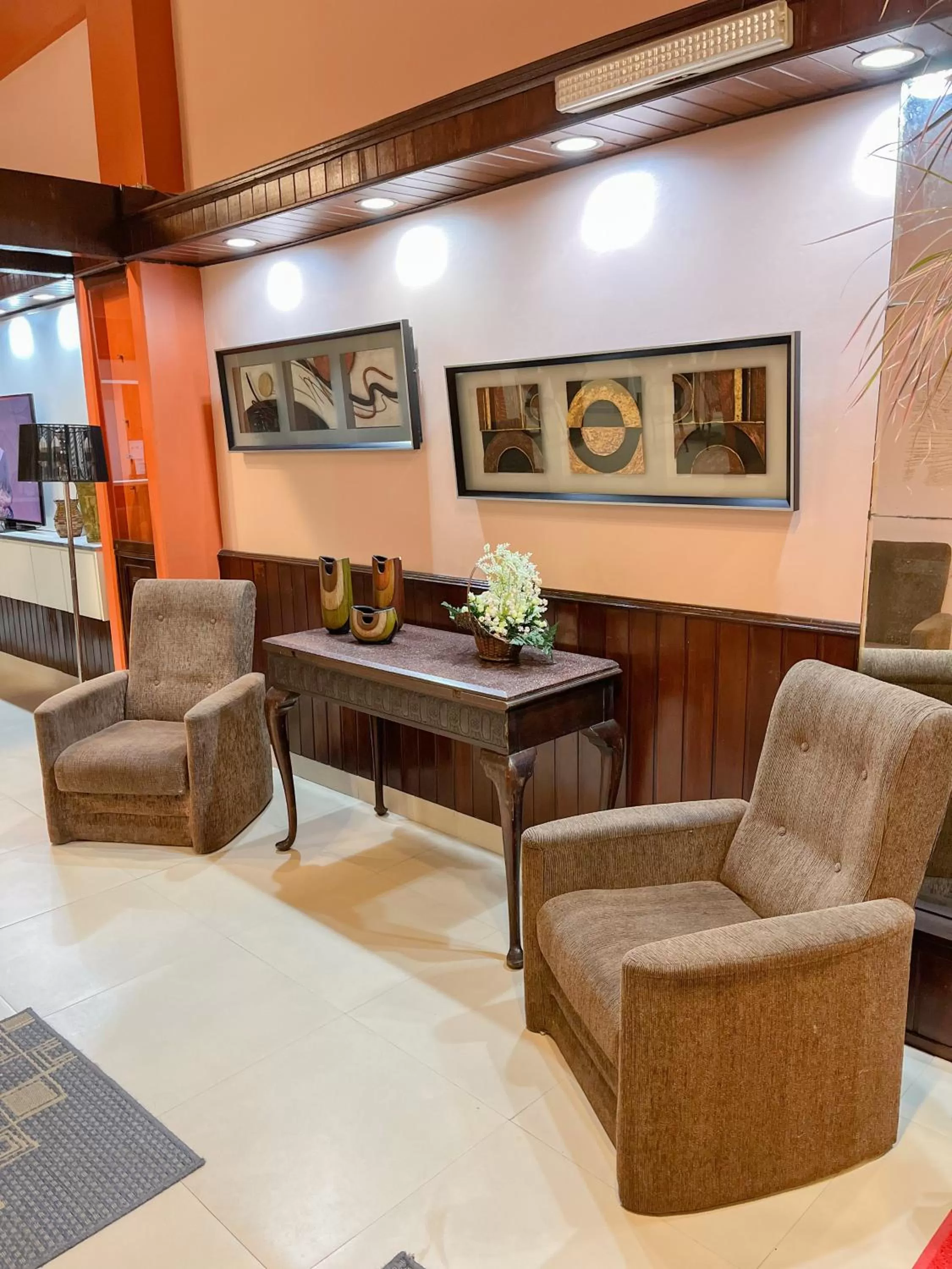 Living room in Hotel Uruguay Brasil