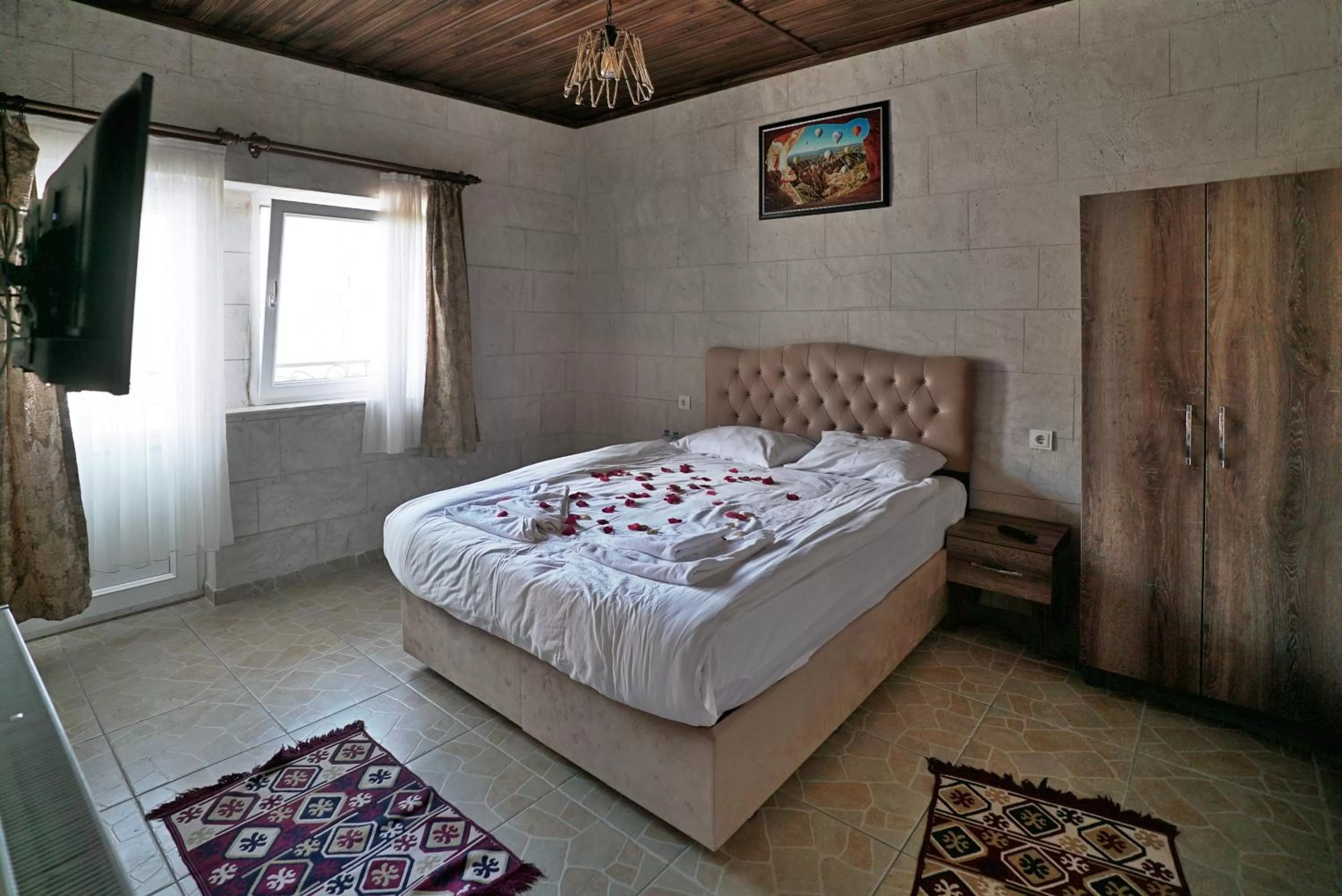 Bed in Epoch Stone House