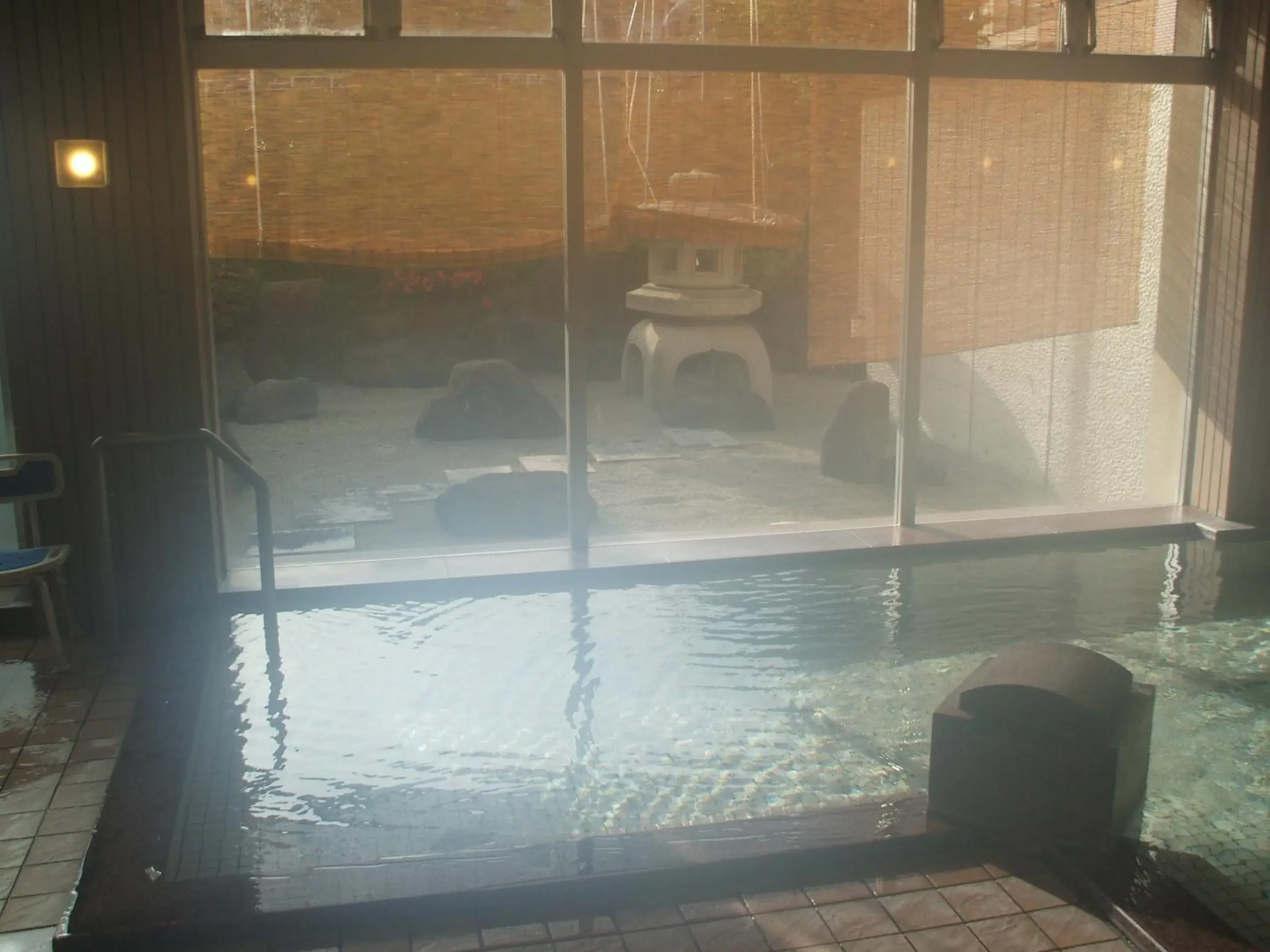 Hot Spring Bath, Swimming Pool in Fujiya Ryokan