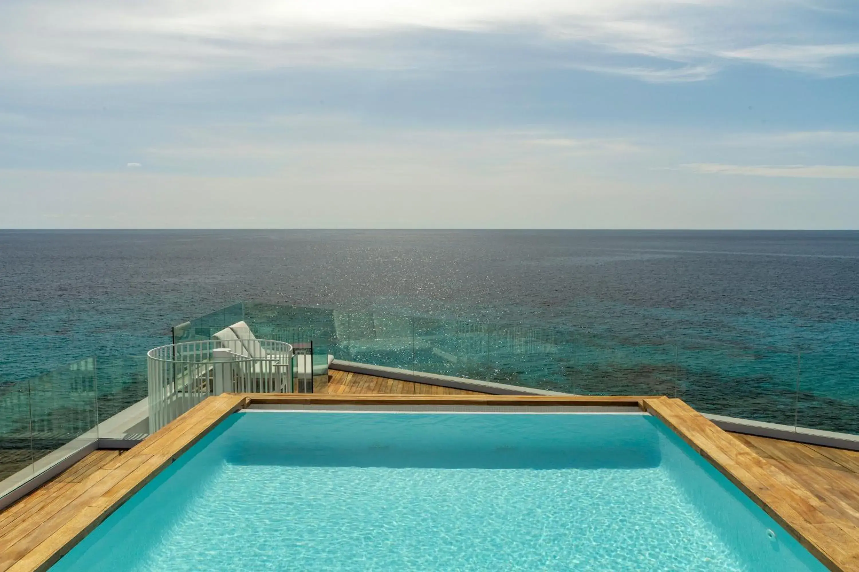 Balcony/Terrace, Swimming Pool in Villa Le Blanc, a Gran Melia Hotel - The Leading Hotels of The World