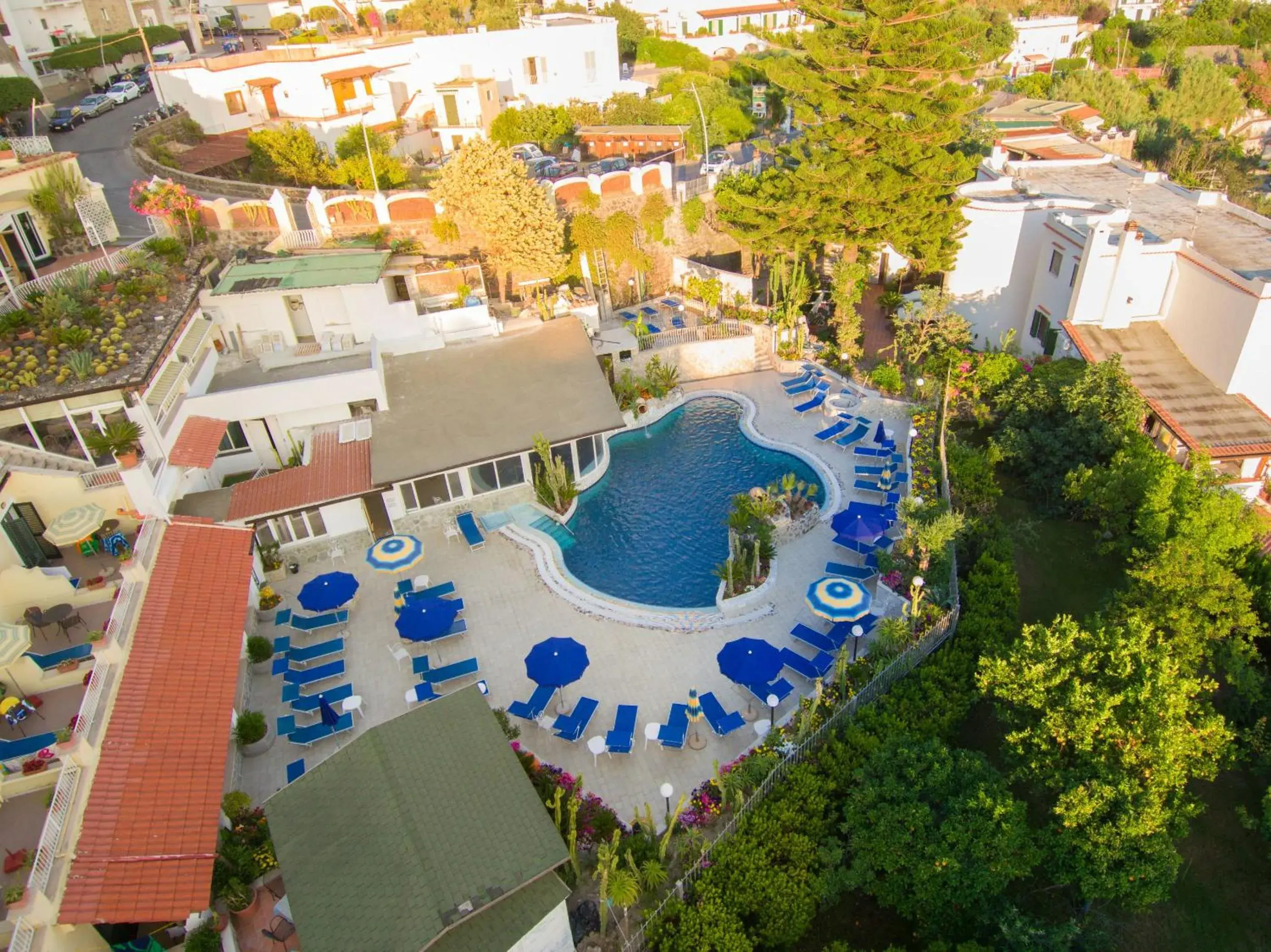 Bird's eye view, Bird's-eye View in Hotel Terme Saint Raphael