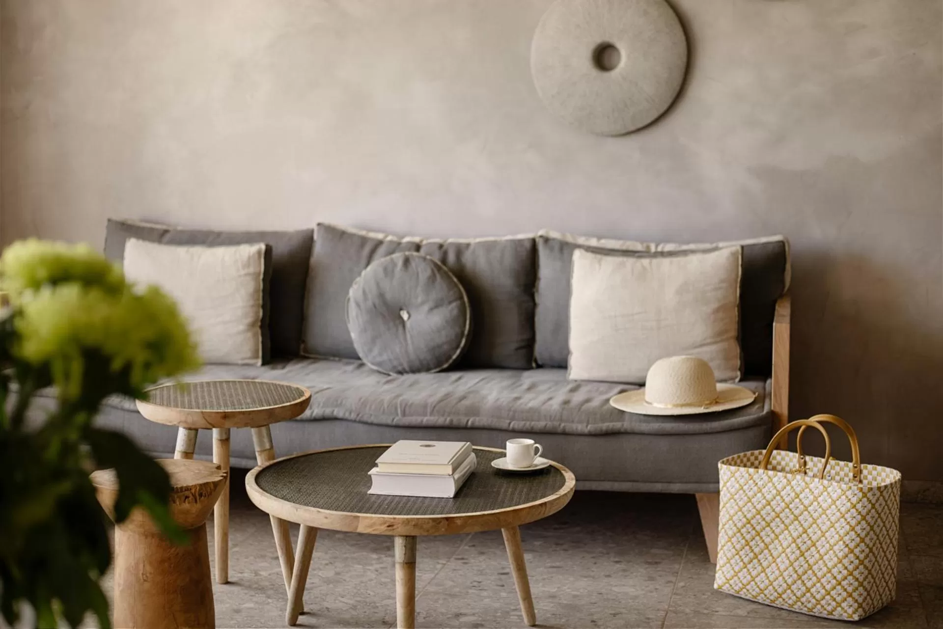 Seating area in Grecian Bay