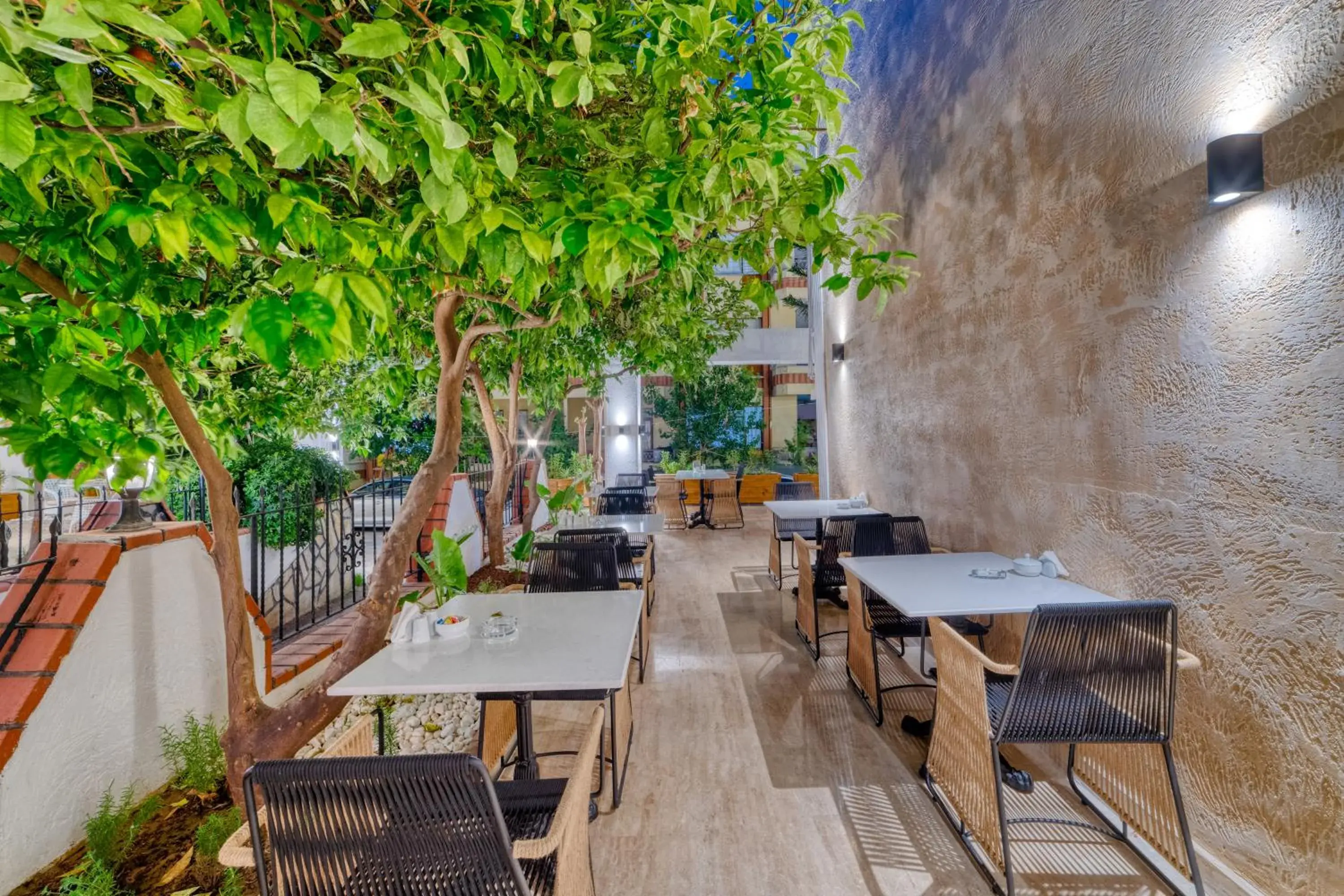 Garden, Restaurant/Places to Eat in Hildegard Hotel Alanya