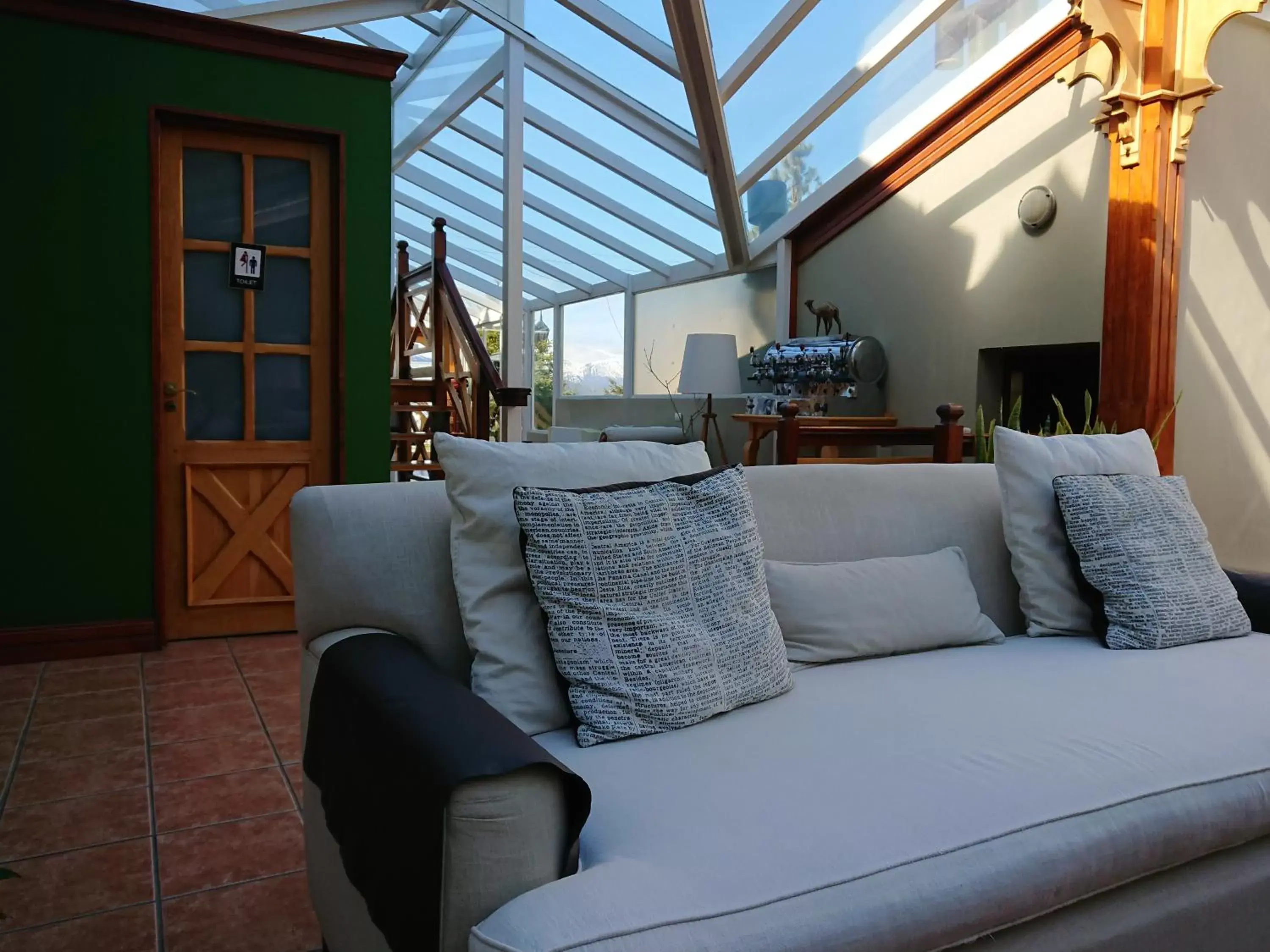 Seating Area in Hostería Patagonia Jarke