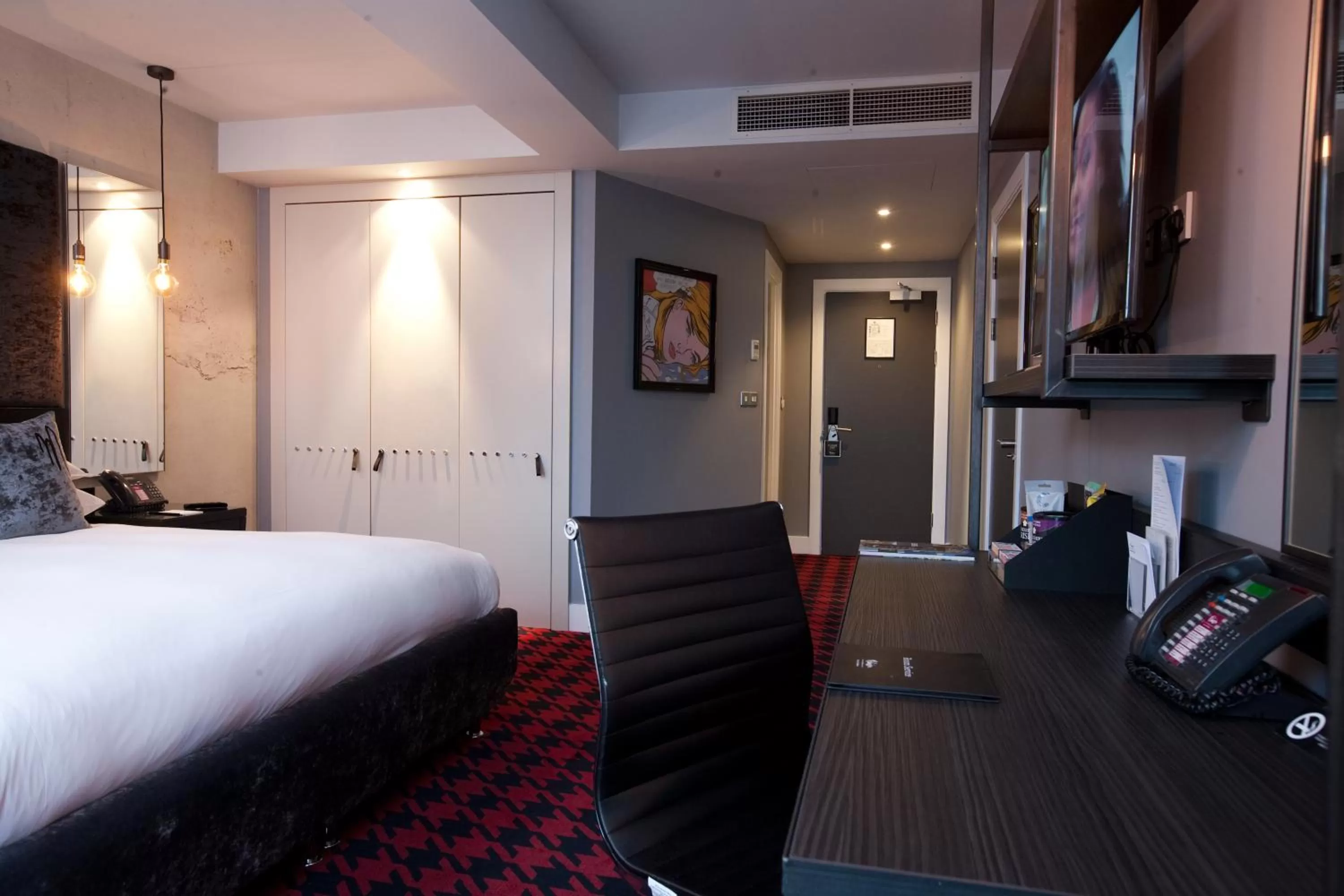 Bedroom, Bed in Malmaison Birmingham