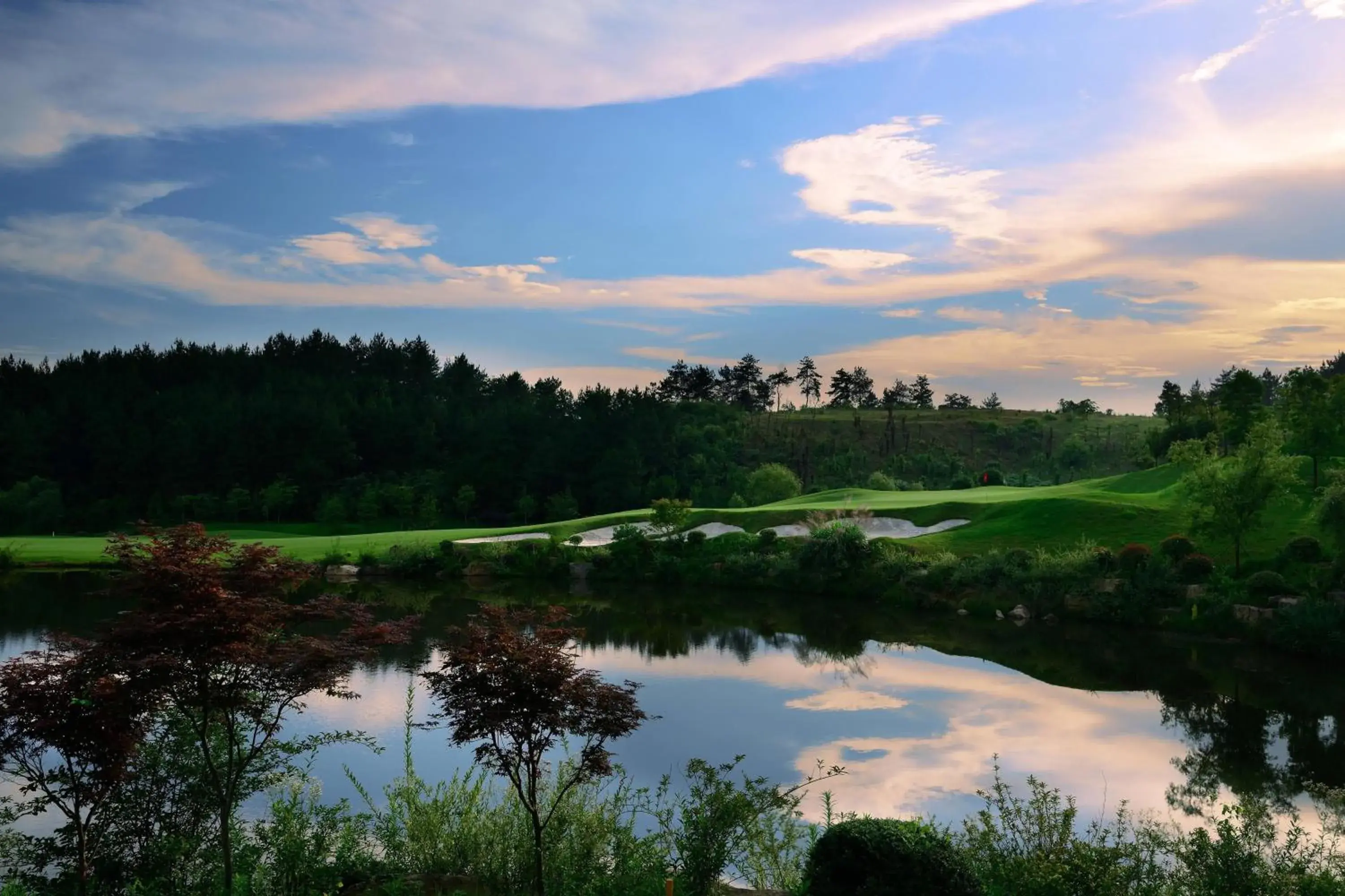 Golfcourse in JW Marriott Hotel Zhejiang Anji