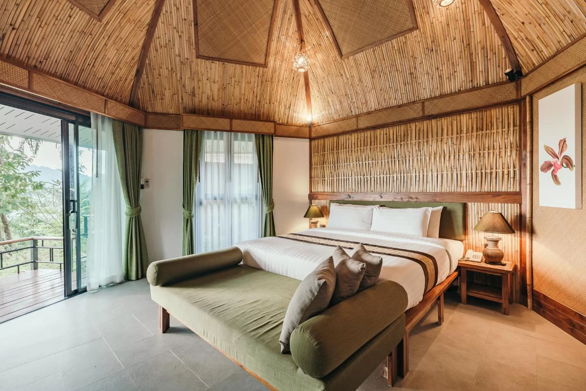 Bed in Aonang Fiore Resort