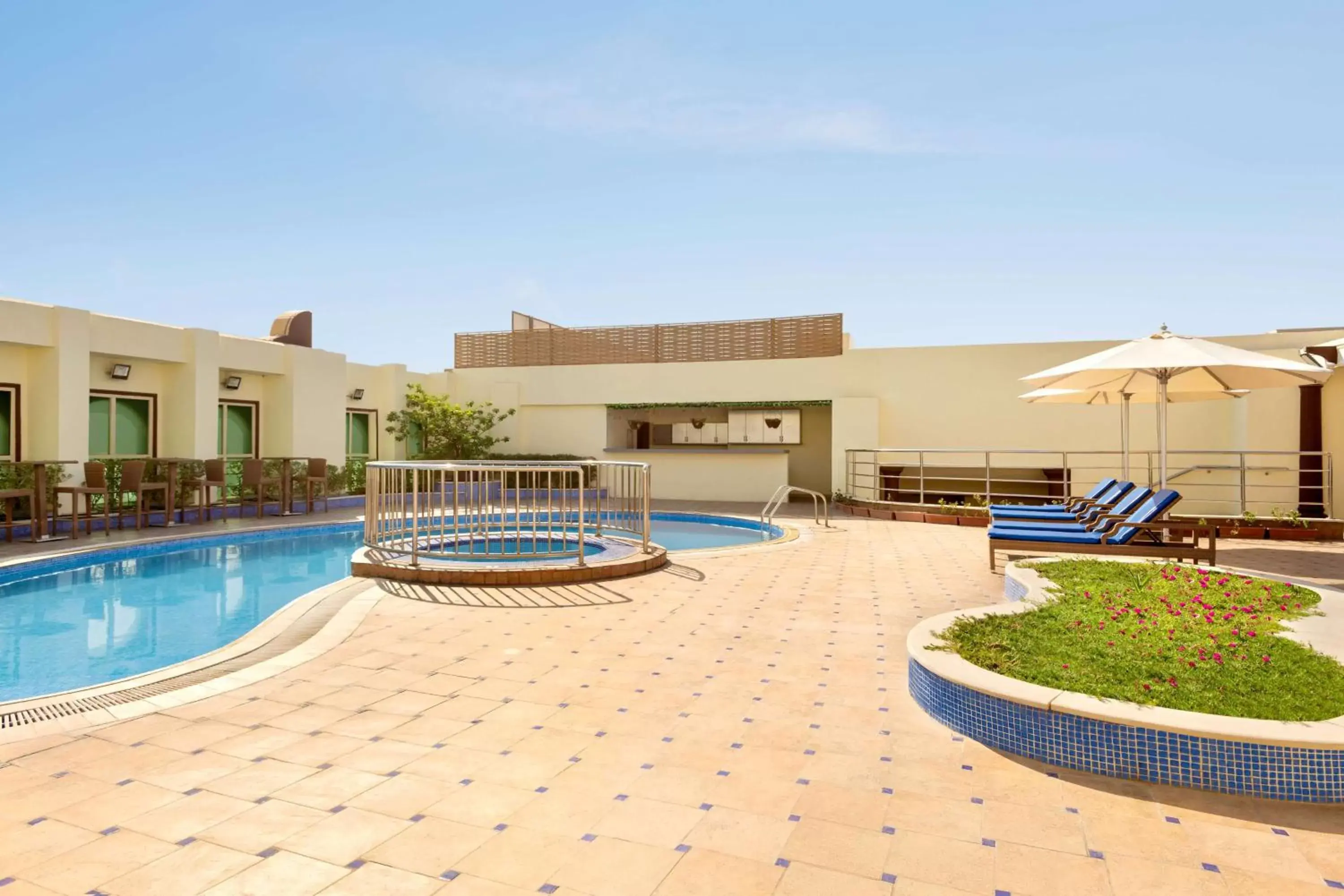 Pool view, Swimming Pool in Wyndham Garden Dammam