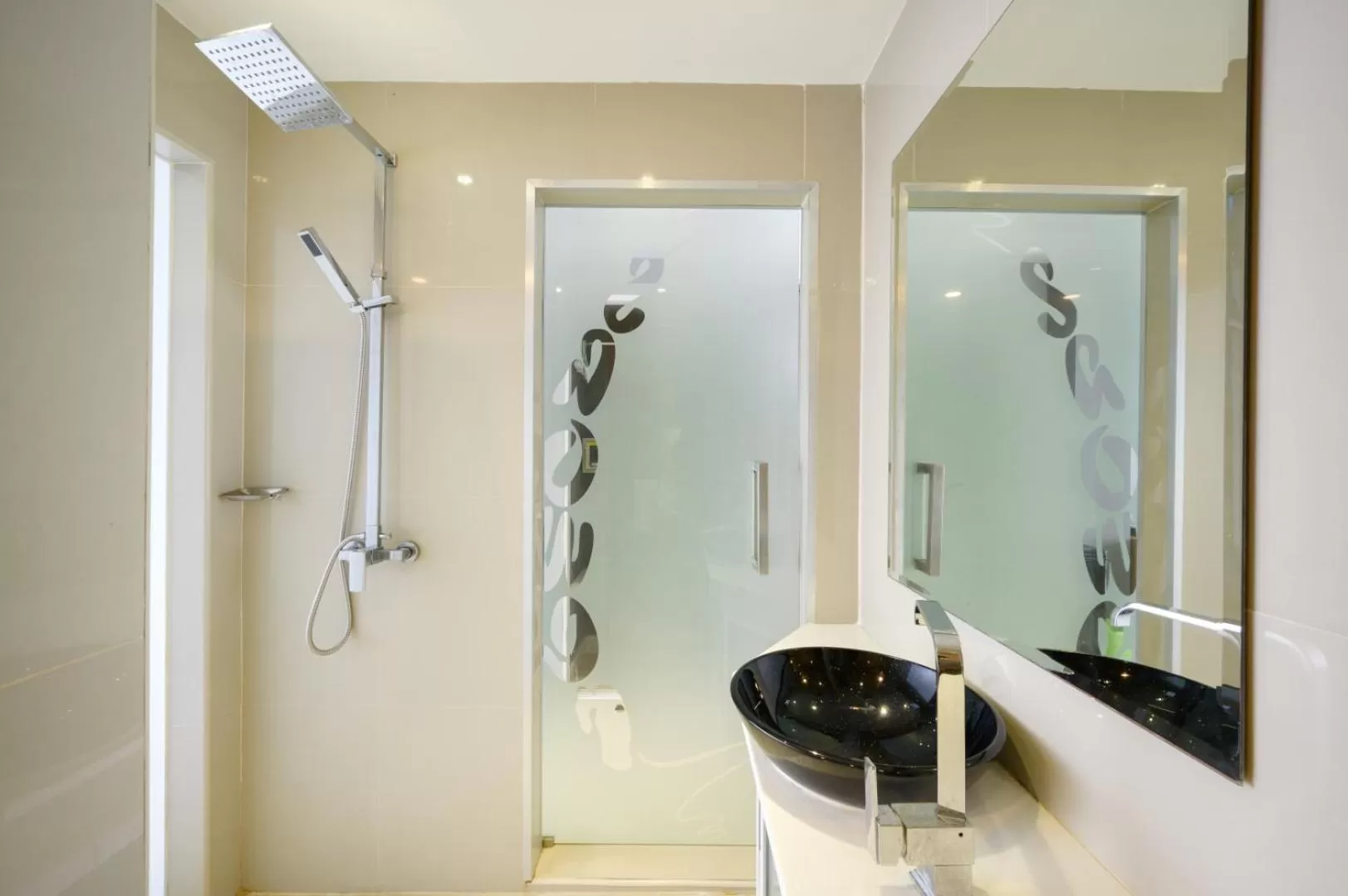 Shower in Cozy Resort, A Boutique Hotel