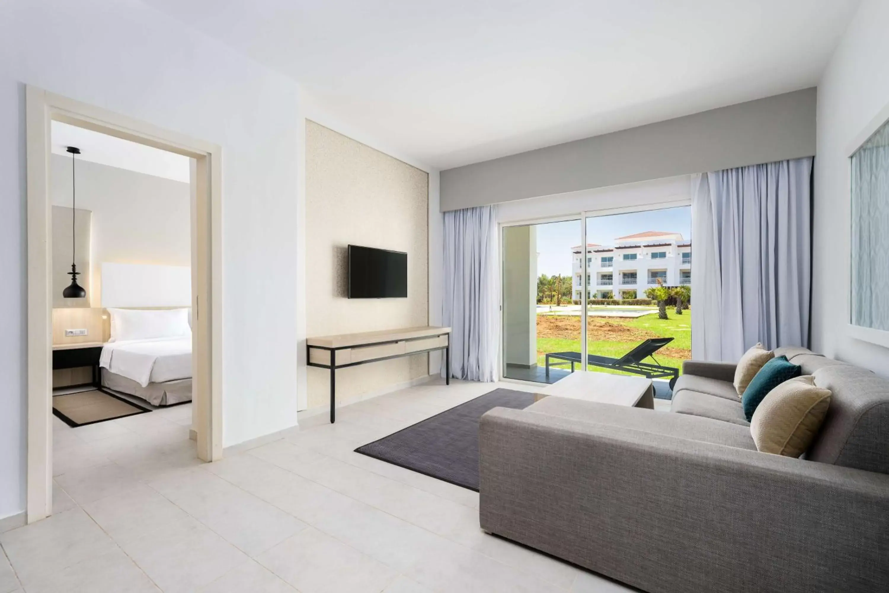 Bedroom, Seating Area in Radisson Blu Residences, Saidia
