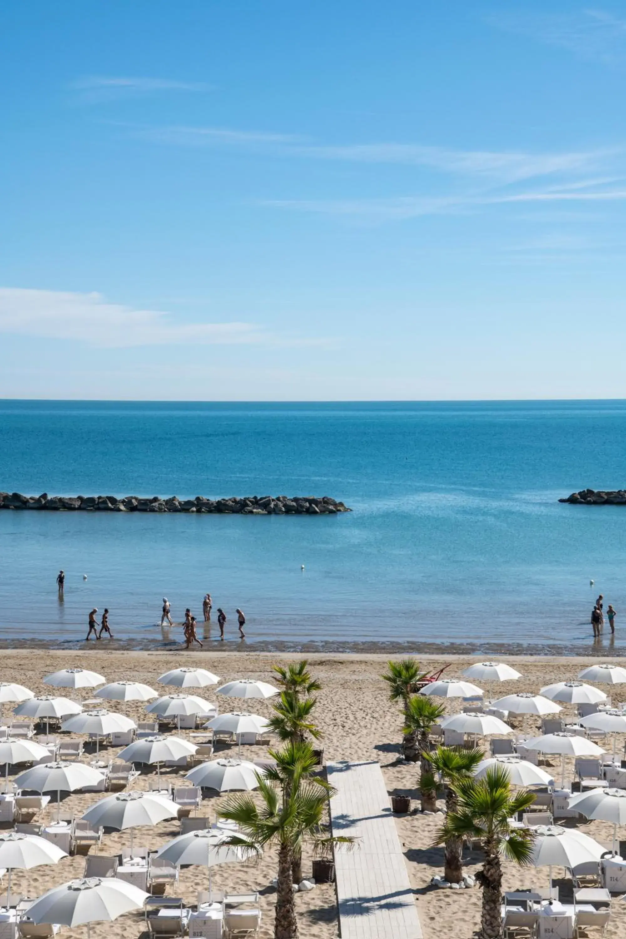 Sea view, Beach in Hotel Excelsior