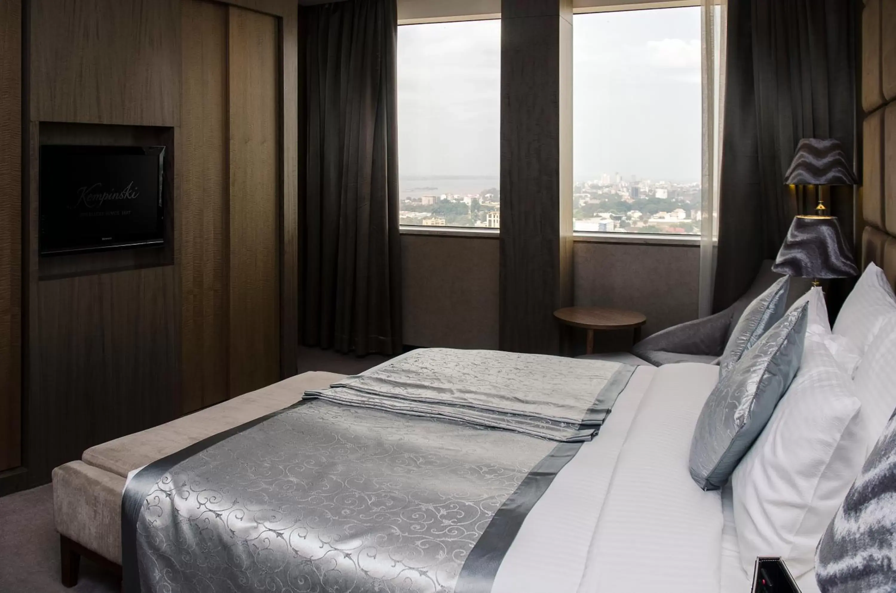 Bed in Fleuve Congo Hotel By Blazon Hotels