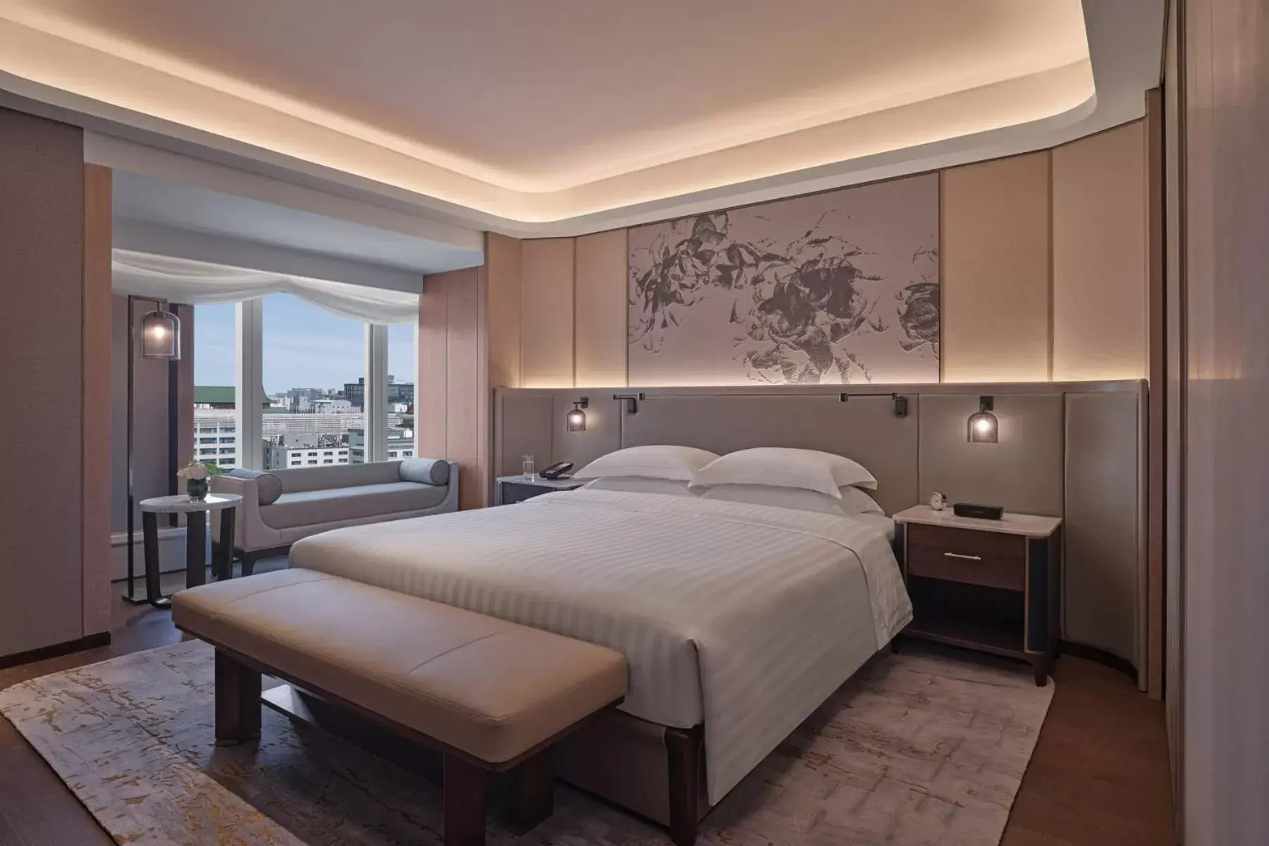 Bedroom, Bed in Grand Hyatt Beijing