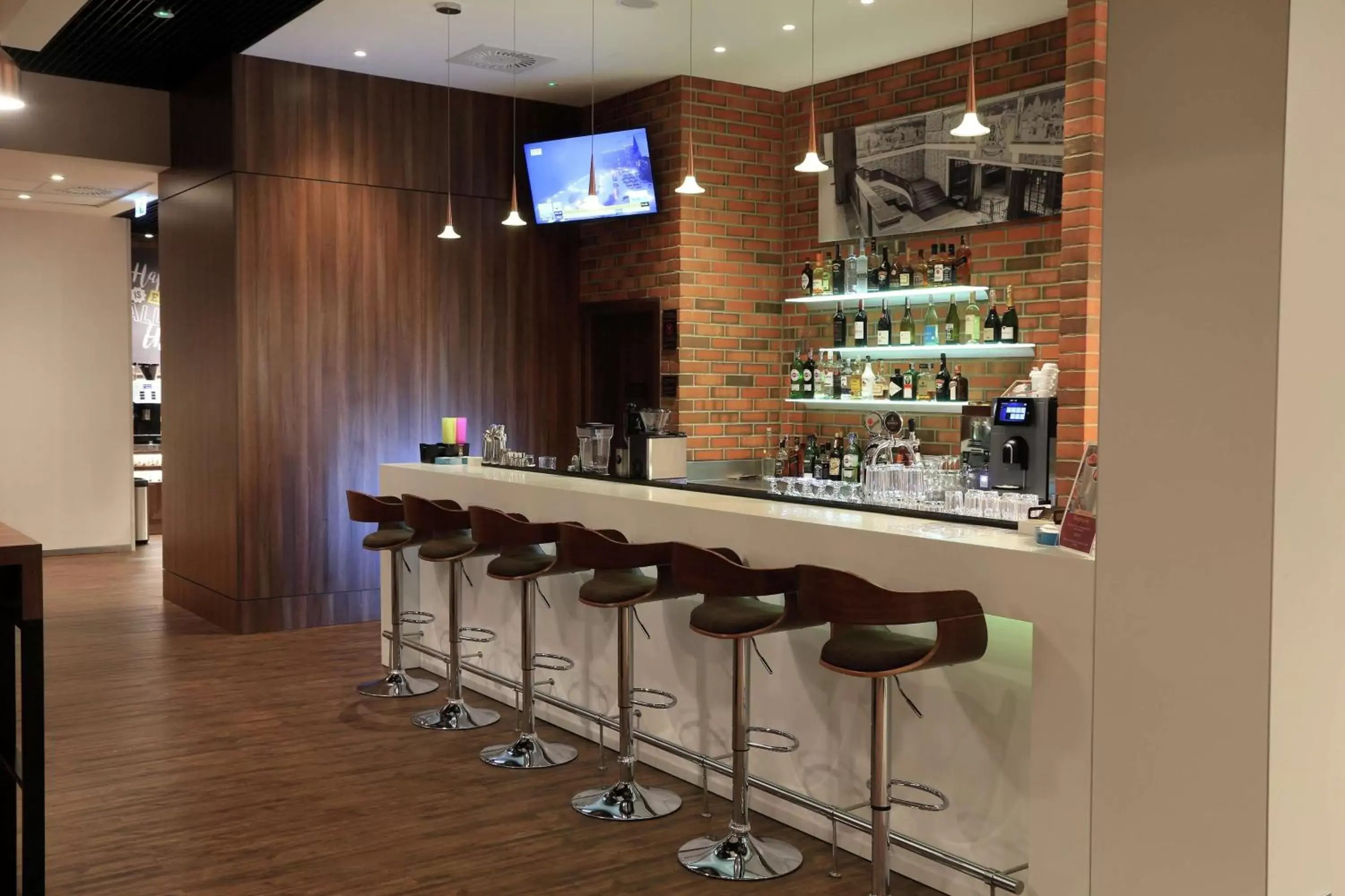 Lounge or bar in Hampton By Hilton Gdansk Old Town Lounge or bar in Hampton By Hilton Gdansk Old Town