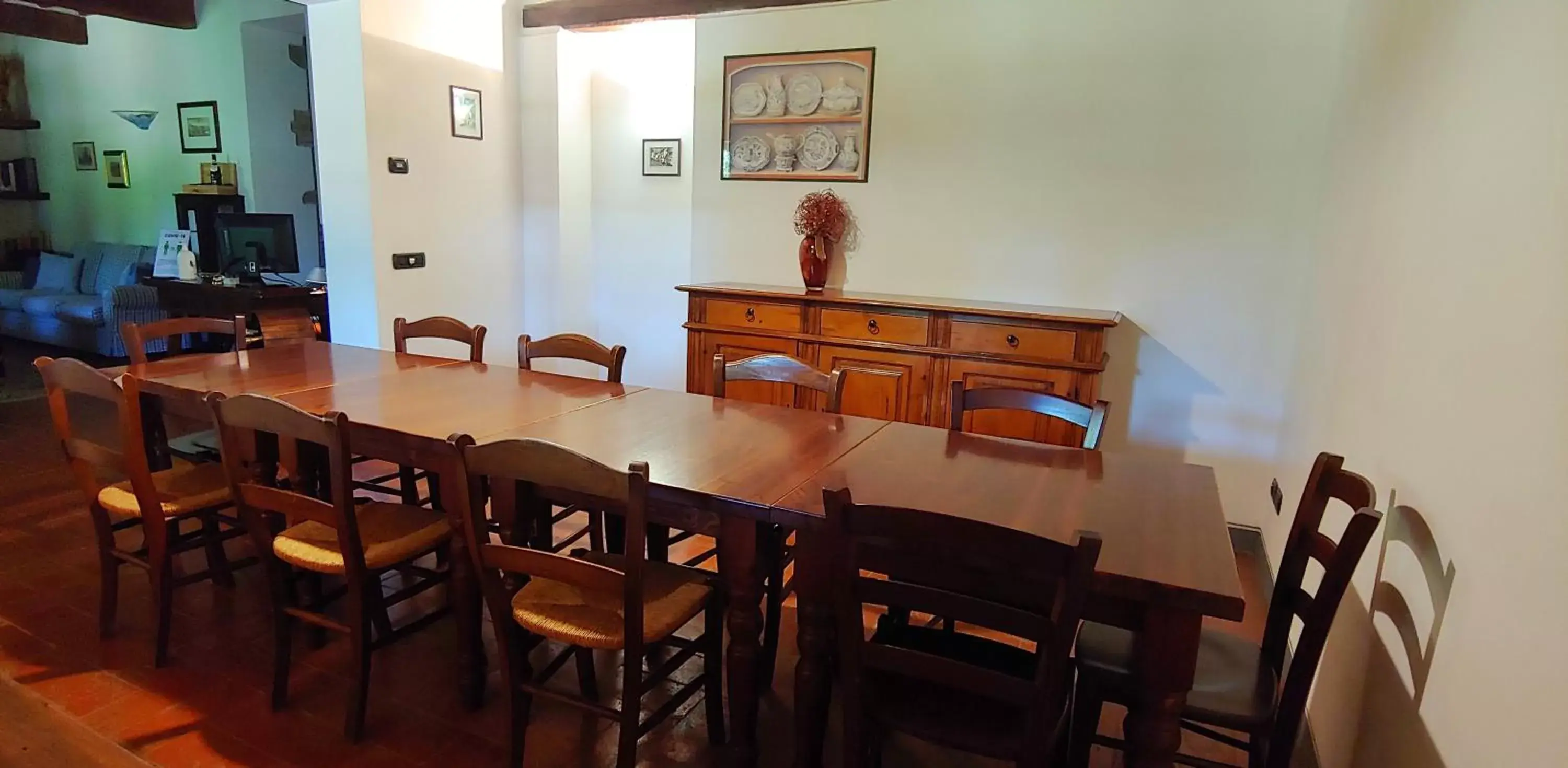 Dining Area in Torrebianca Tuscany